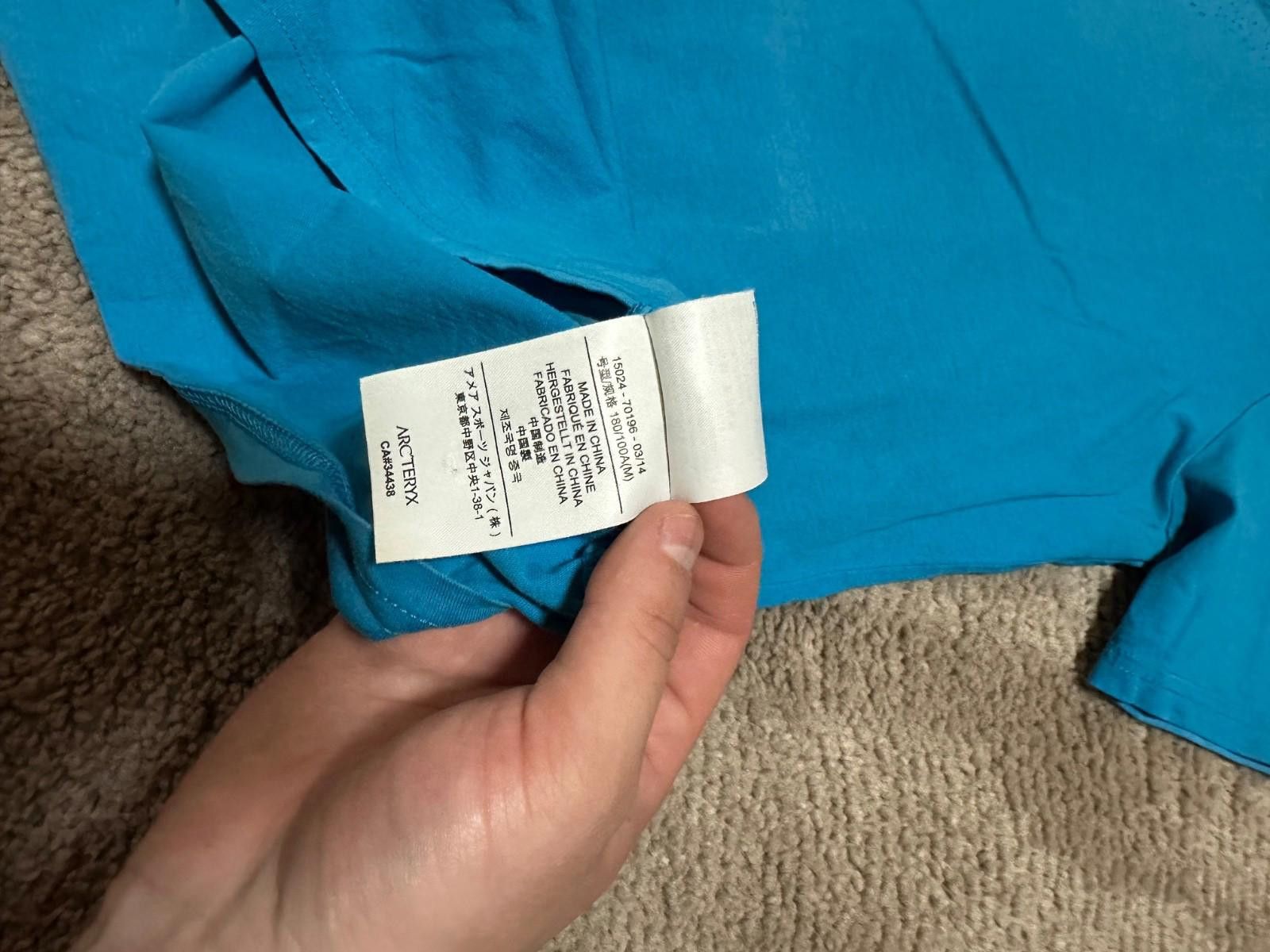 Arc'teryx Arc'Teryx blue graphic tee letters scramble Sz M Size US M / EU 48-50 / 2 - 7 Thumbnail