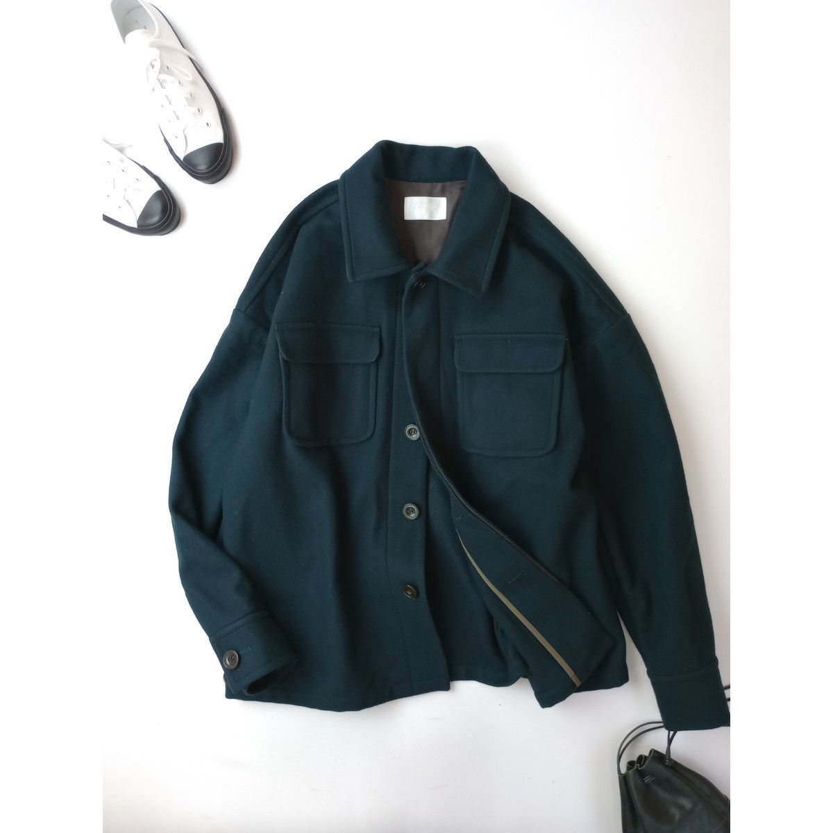 Other TROVE ILTA BLOUSON Wool Jacket Size US L / EU 52-54 / 3 - 1 Thumbnail