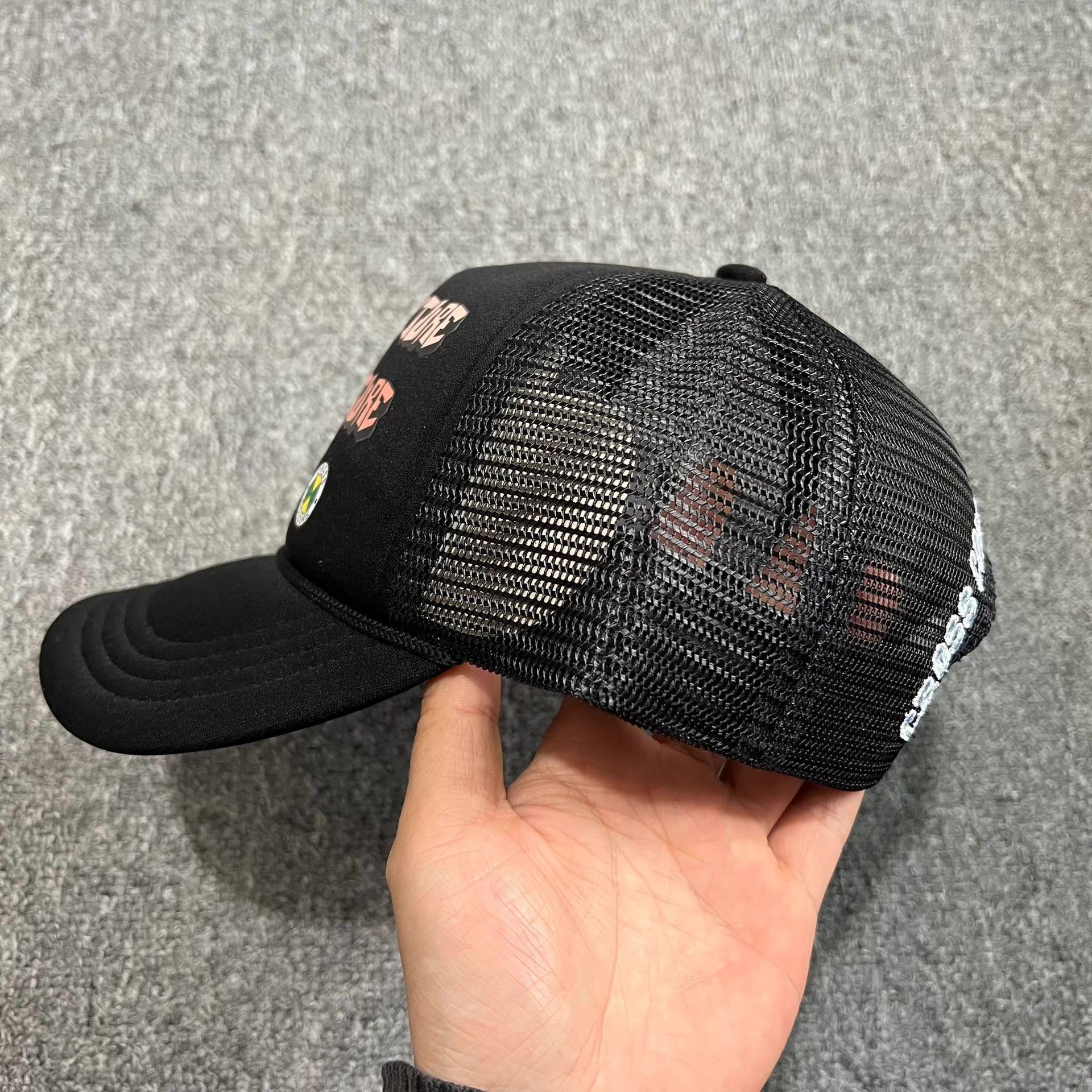 Cross Colours Cross Colours Curved Brim Mesh Trucker Baseball Cap Q7 Size ONE SIZE - 5 Thumbnail