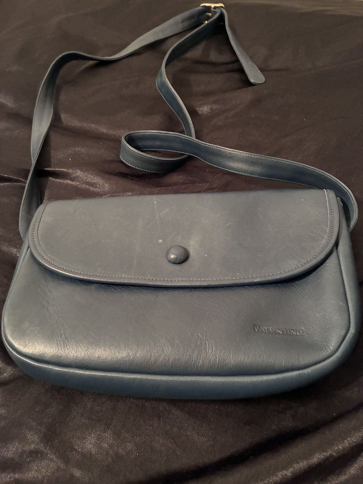 Valentino Valentino blue leather shoulder bag vintage Size ONE SIZE - 1 Thumbnail