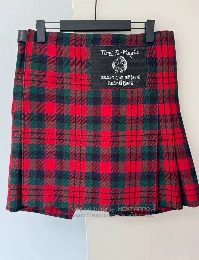 Comme des Garcons COMME des GARCONS 07SS Red Black Plaid Pants. Size US 30 / EU 46 - 2 Thumbnail