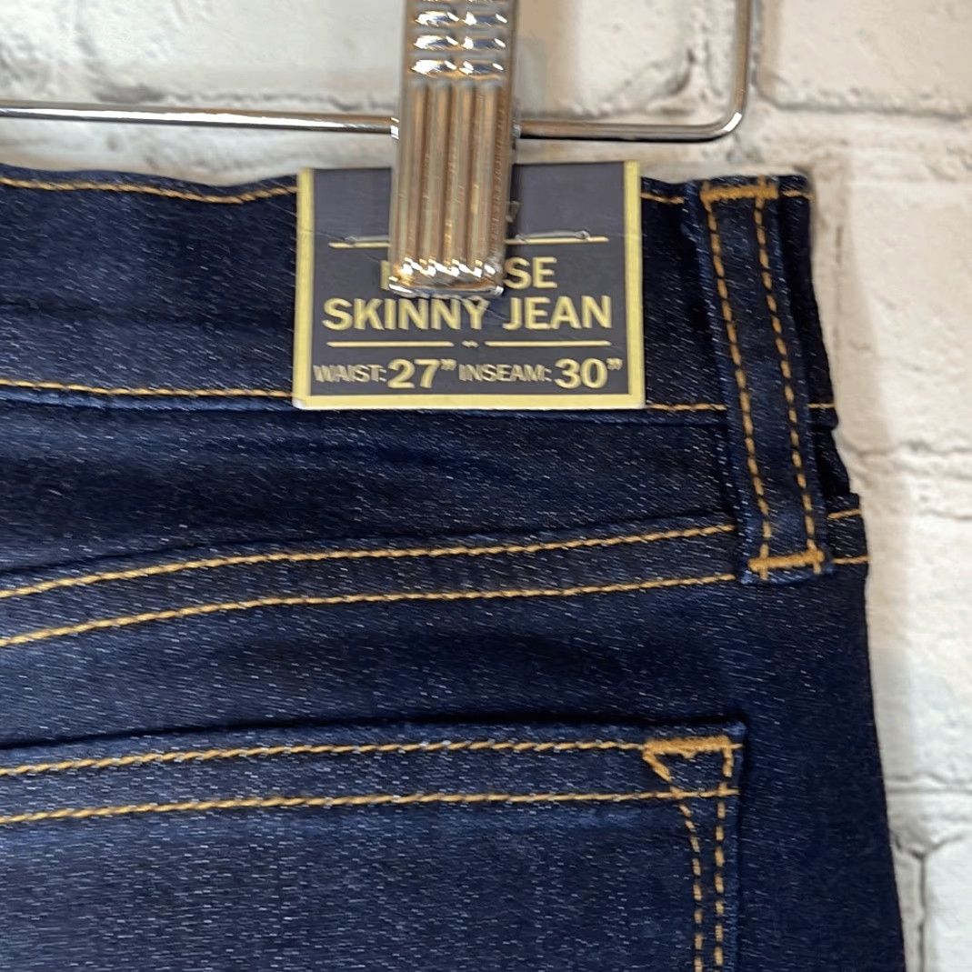 J.Crew J. Crew Women’s Midrise Skinny Jeans size 27, new with tag blue dark wash skinny jeans Womens 27 Jeans Size 27" / US 4 / IT 40 - 5 Thumbnail