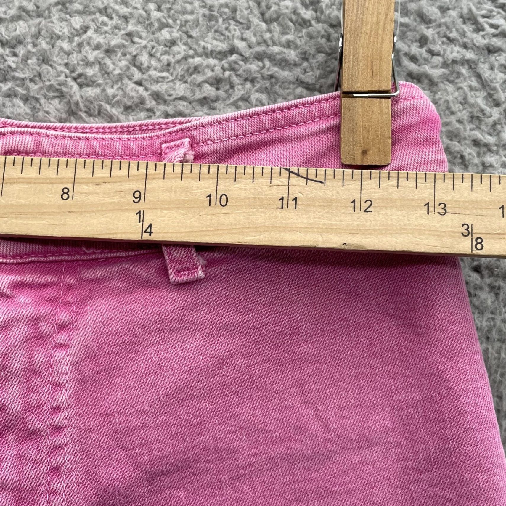 Zara Zar Wide Leg Jeans Womens 4 Pink Y2K Boho Chic Academia Classic Preppy 70's Work Shirt Jeans Pink 90s Bohemian Vintage? Size 27" / US 4 / IT 40 - 3 Thumbnail