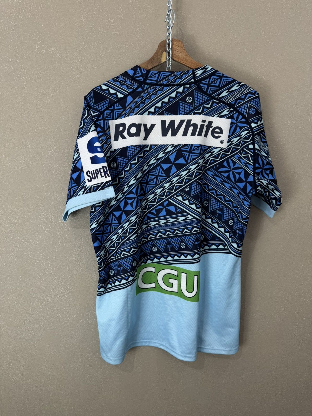 Canterbury of New Zealand Waratahs Rugby Union Shirt Adults XL Size US XL / EU 56 / 4 - 2 Thumbnail