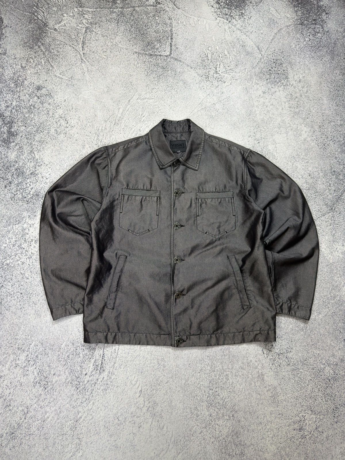 Versace Jeans Couture Vintage Versace Jeans Couture Archival Work Jacket Italy Size US XL / EU 56 / 4 - 1 Thumbnail