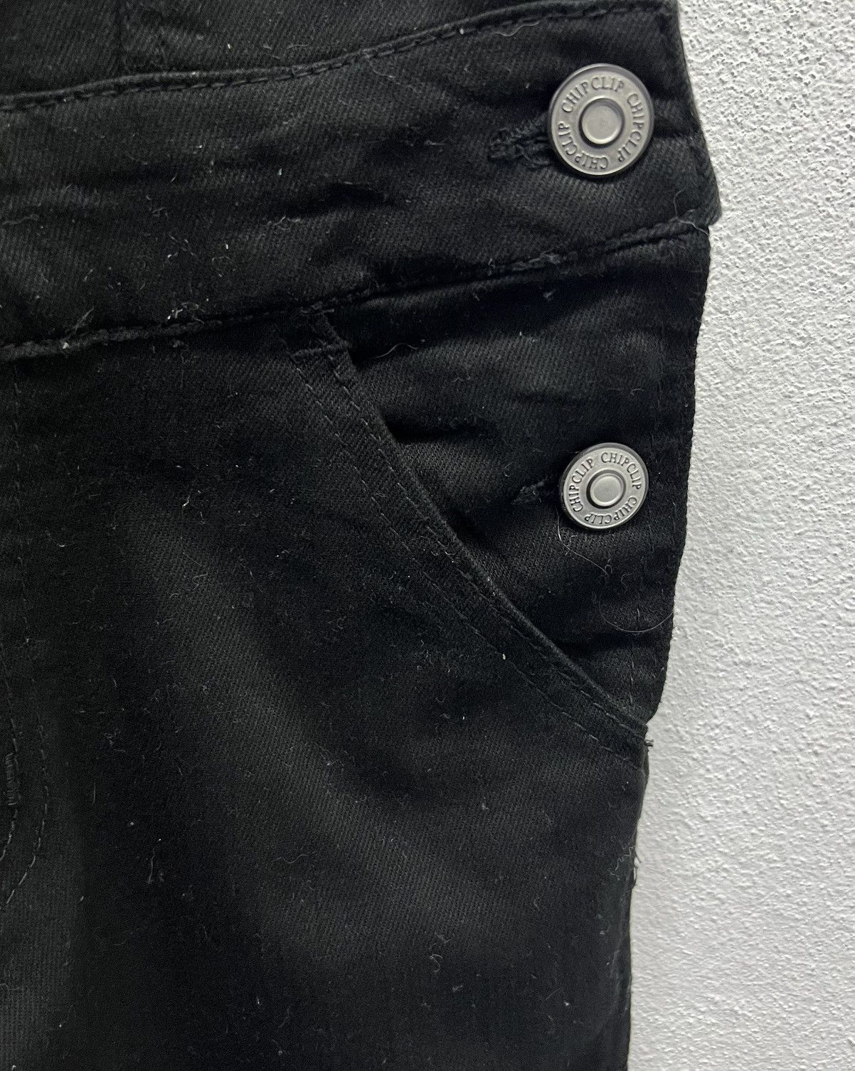 Other VINTAGE CHIP CLIP BLACK OVERALLS Size US 30 / EU 46 - 8 Thumbnail