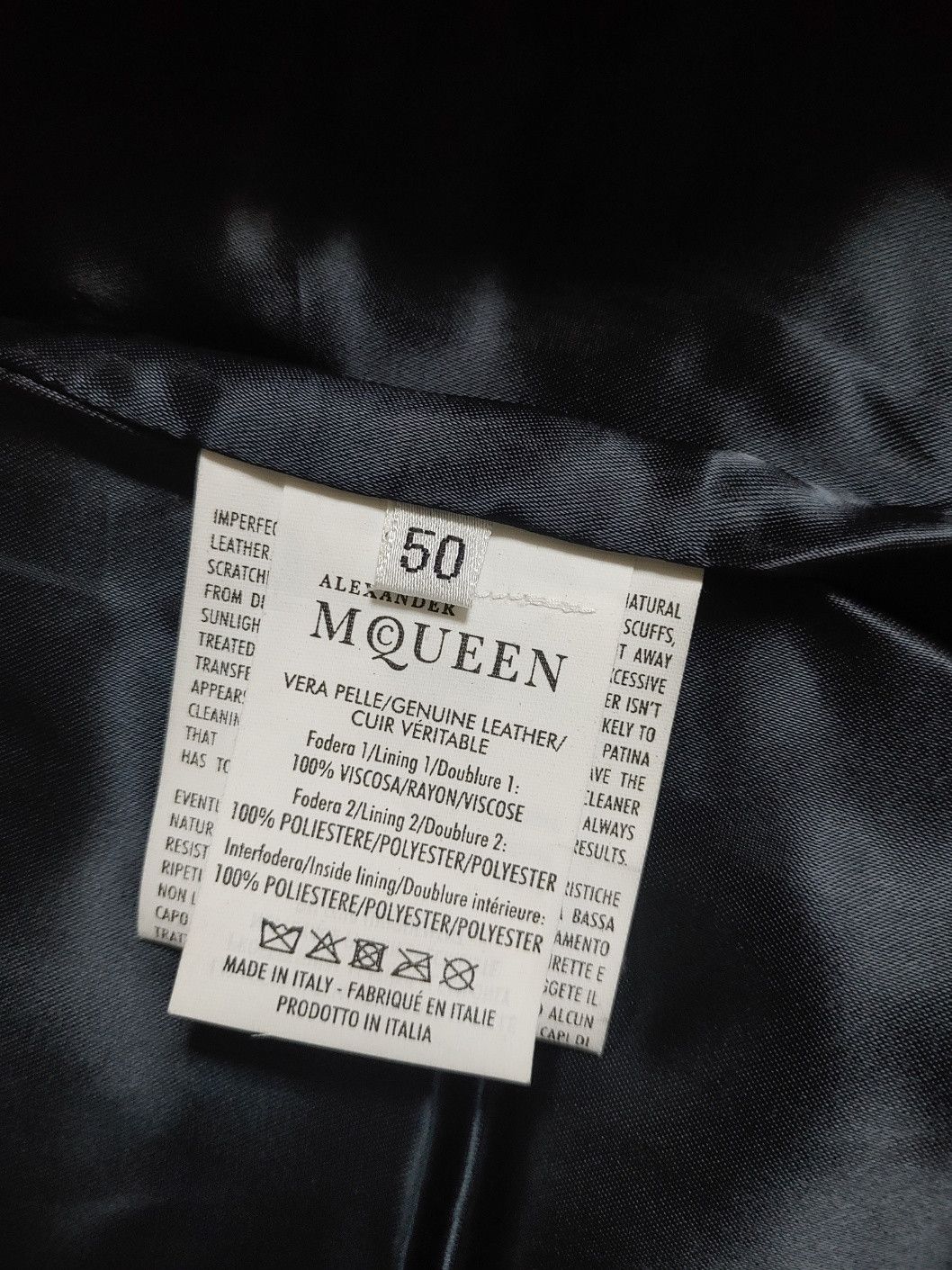 Alexander McQueen Alexander McQueen Leather Bomber Size US M / EU 48-50 / 2 - 5 Thumbnail