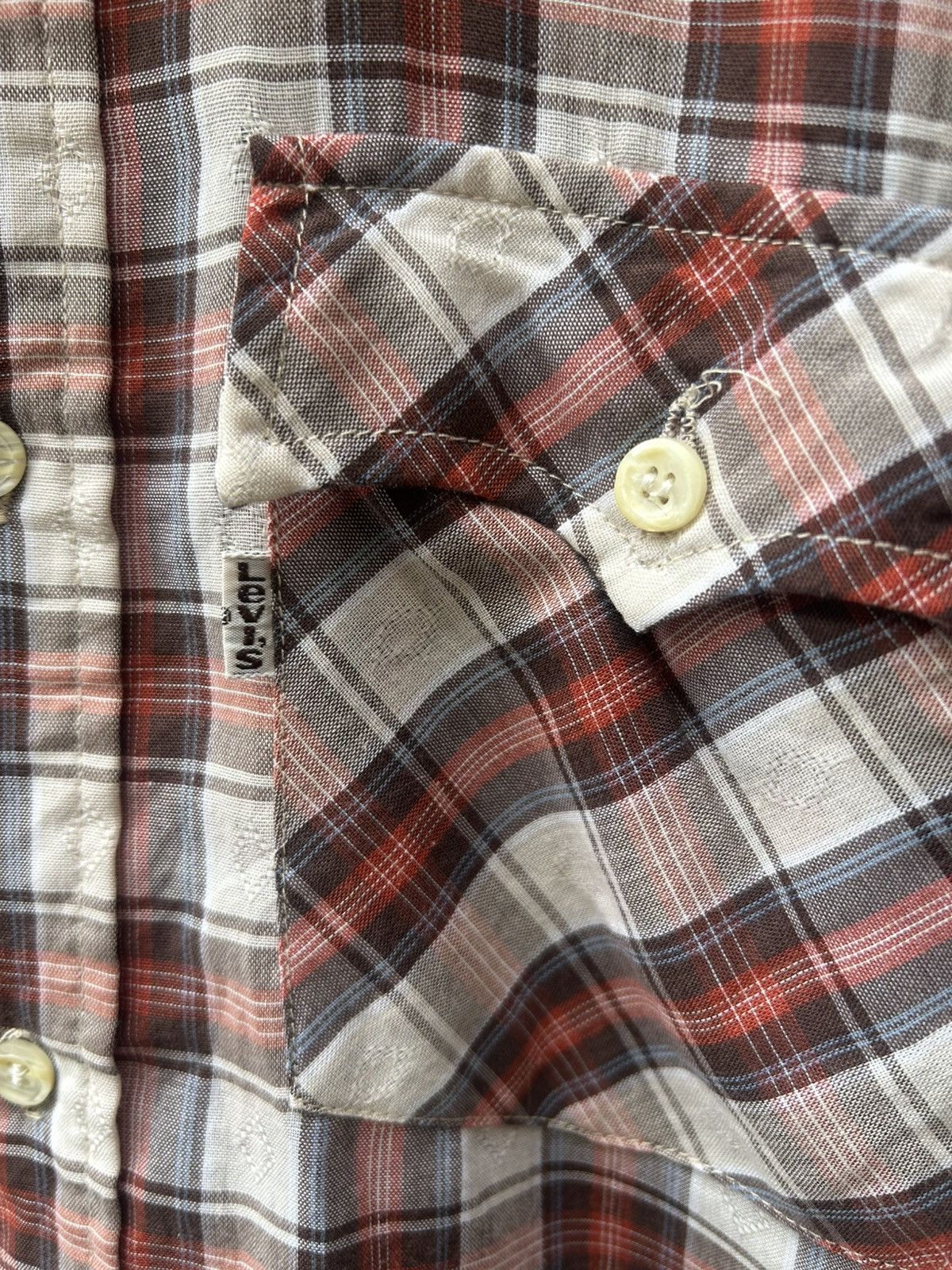 Levi's Vintage 1970’s Levi’s Western Shirt Size US M / EU 48-50 / 2 - 4 Thumbnail