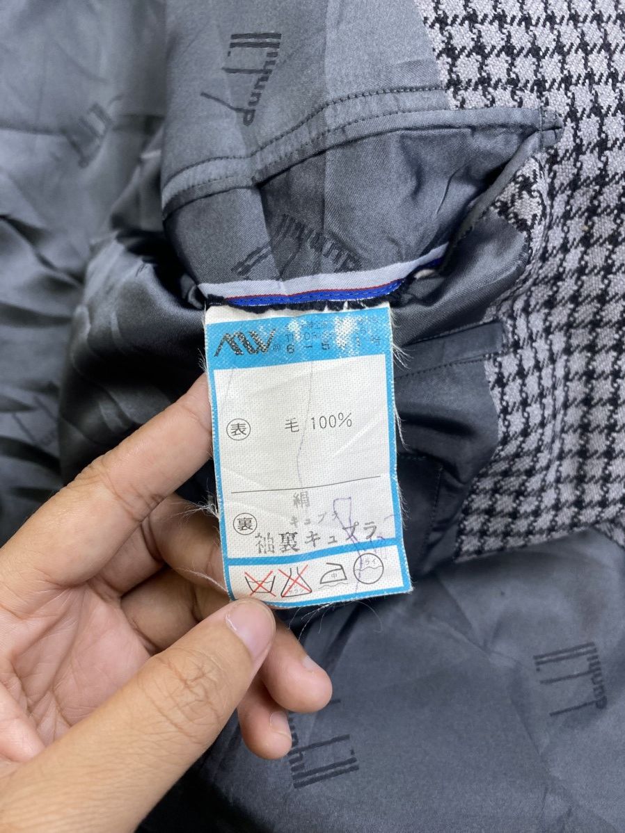 Alfred Dunhill × Japanese Brand × Vintage Vintage Dunhill Plaid Double Breasted Blazer Jacket Size US M / EU 48-50 / 2 - 10 Thumbnail