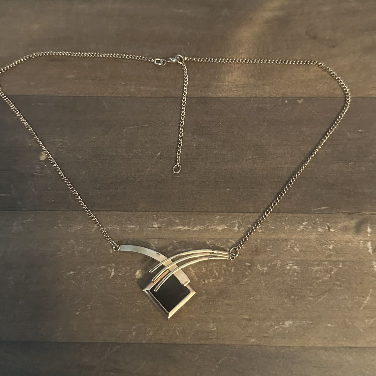 Other × Vintage Vintage Sarah Coventry Jet Streamer Onyx necklace Size ONE SIZE - 2 Thumbnail