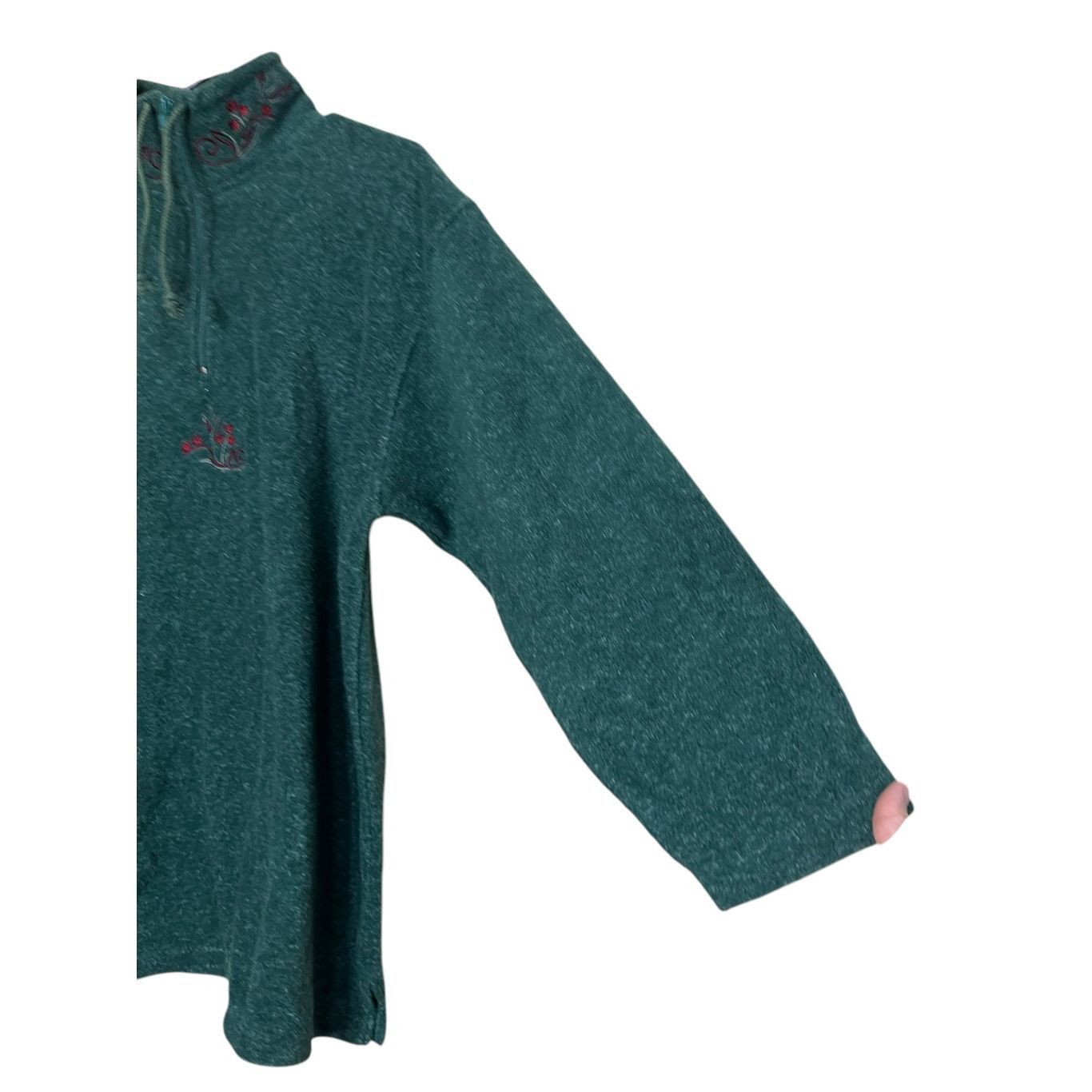 Victoria's Secret Vintage Victoria's Secret Country Collection Green Pullover Size S / US 4 / IT 40 - 4 Thumbnail