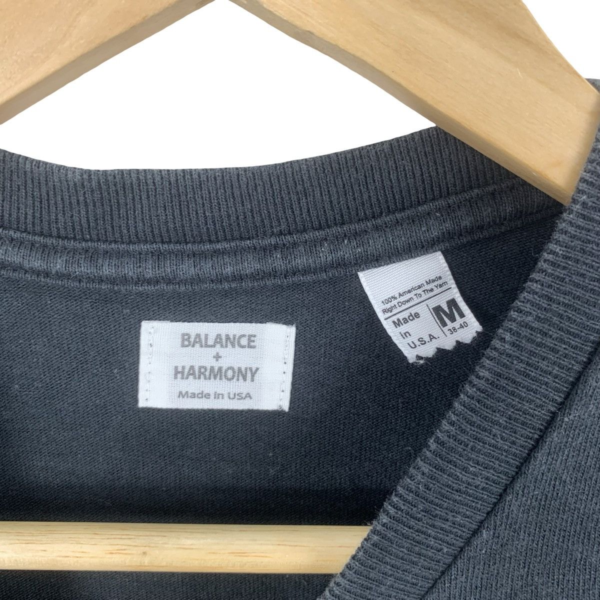 Other BALANCE x HARMONY Single Pokcet Plain Tee Shirt Top Made Size M / US 6-8 / IT 42-44 - 7 Thumbnail