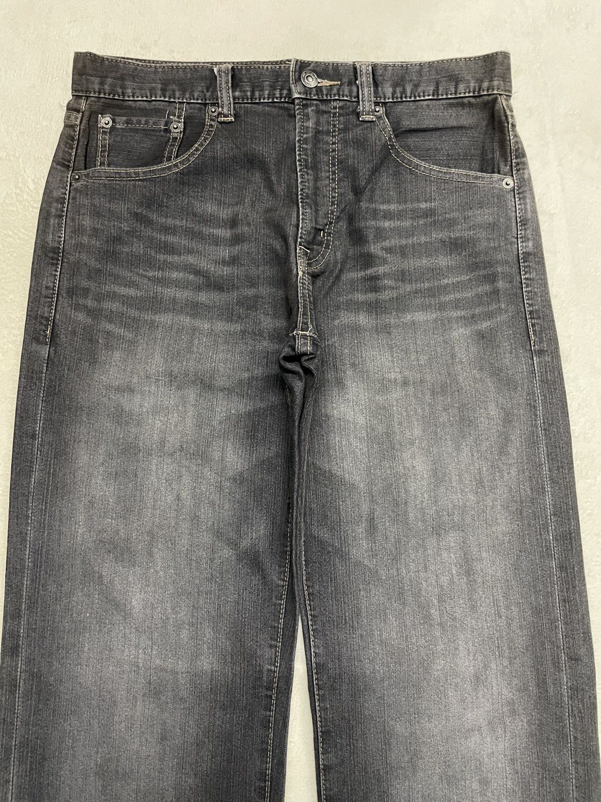 Japanese Brand Vintage Villand Faded Mudwash Denim Jeans Size US 32 / EU 48 - 2 Thumbnail