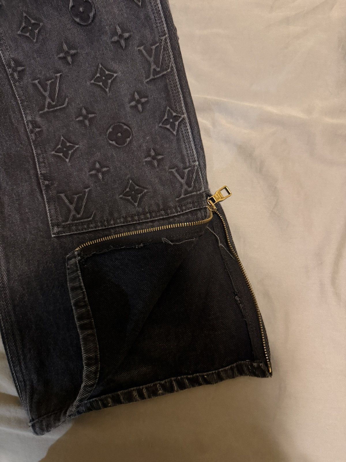 Louis Vuitton Louis Vuitton Double Knee Carpenter Jeans Size US 30 / EU 46 - 4 Thumbnail