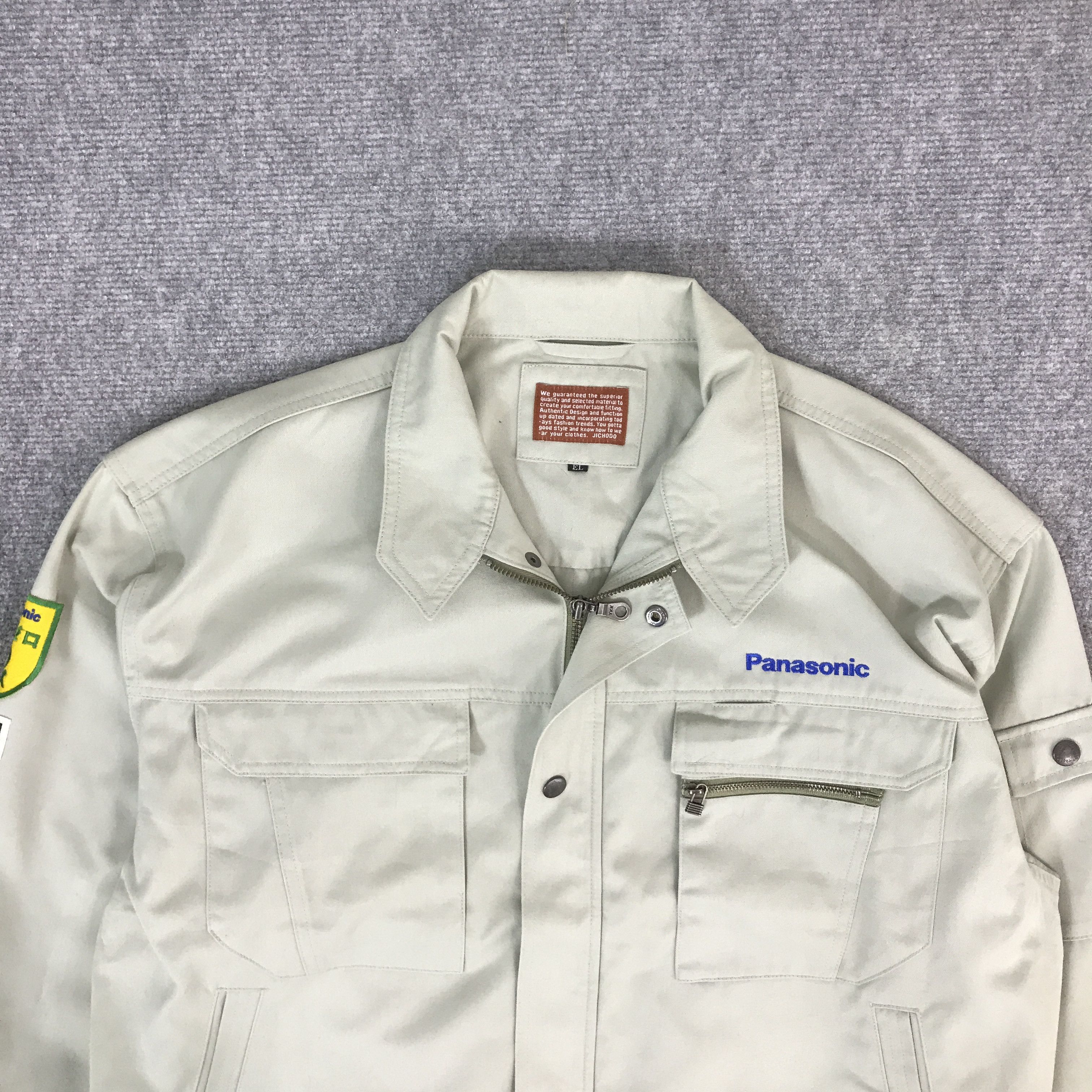 Japanese Brand PANASONIC WORKWEAR JAPAN UNIFORM CUSTOM JACKET K61B24 Size US XL / EU 56 / 4 - 2 Thumbnail