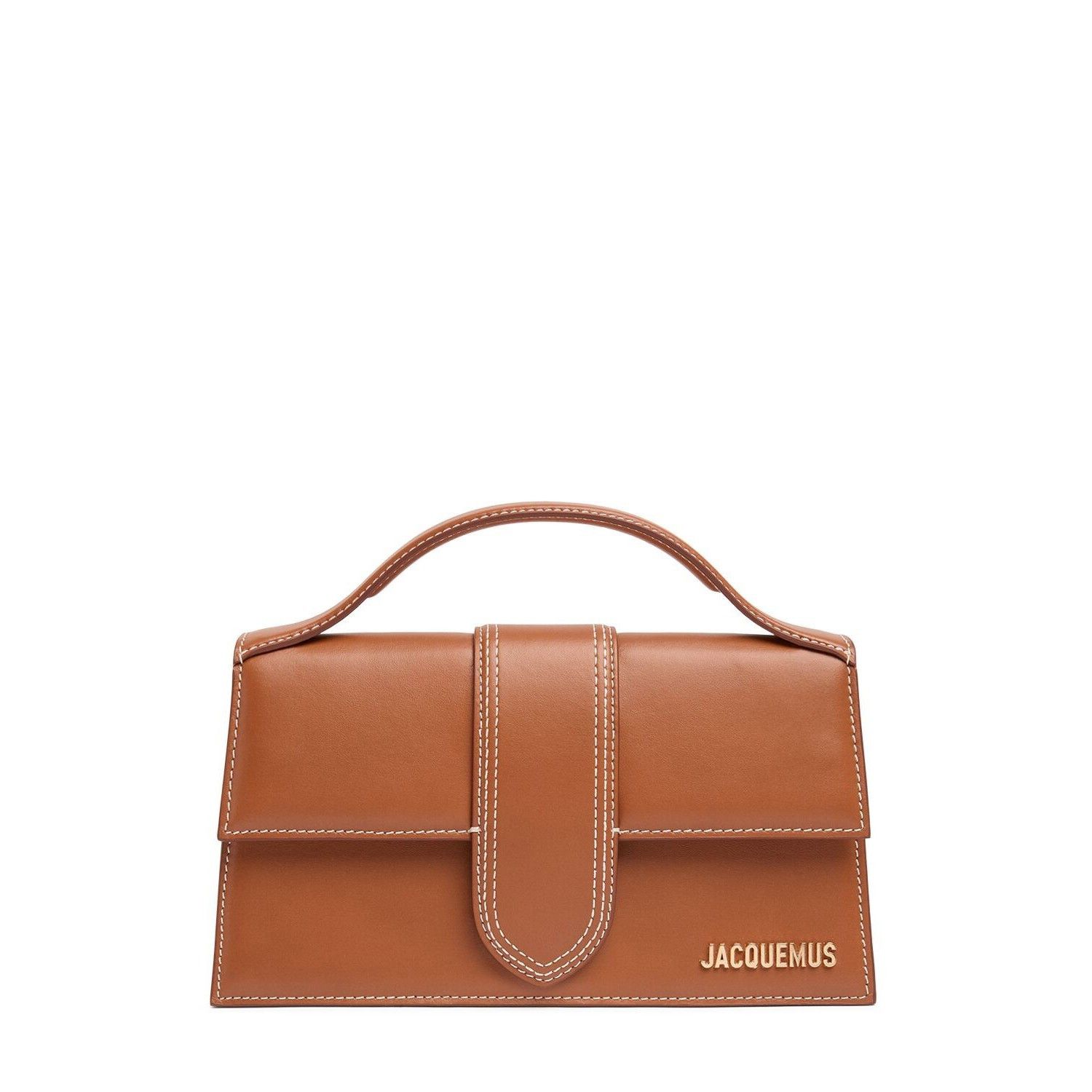 Jacquemus JACQUEMUS Le Grand Bambino Light Brown Leather Shoulder Bag Size ONE SIZE - 1 Thumbnail