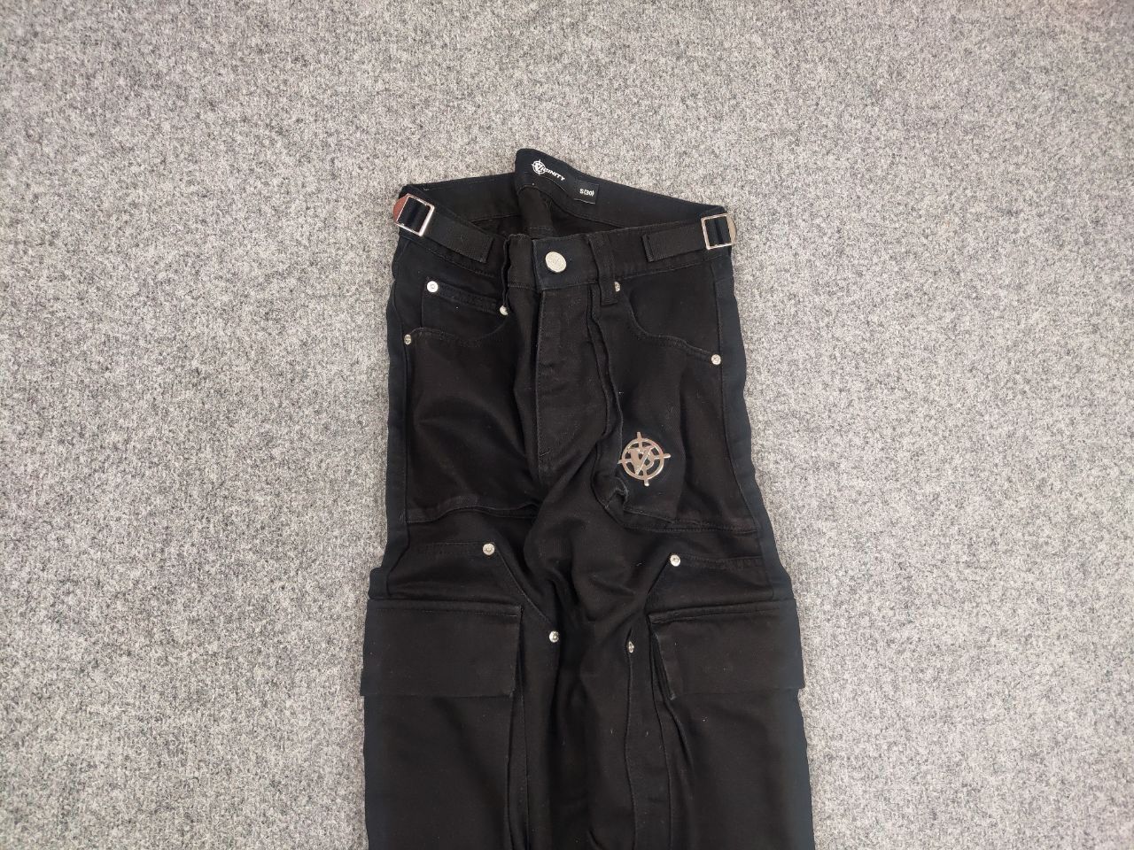 Japanese Brand Vicinity Design Multipocket Zip logo cargo Back Baggy Pants Size US 30 / EU 46 - 4 Thumbnail