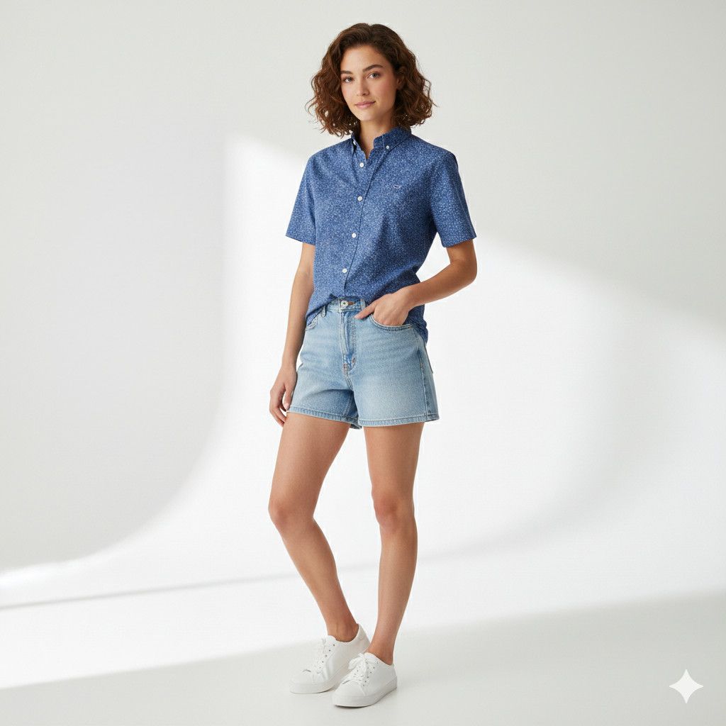 Vineyard Vines Vinyard Vines Youth XL/Women M Button Down Shirt Blue Floral Size M / US 6-8 / IT 42-44 - 10 Thumbnail