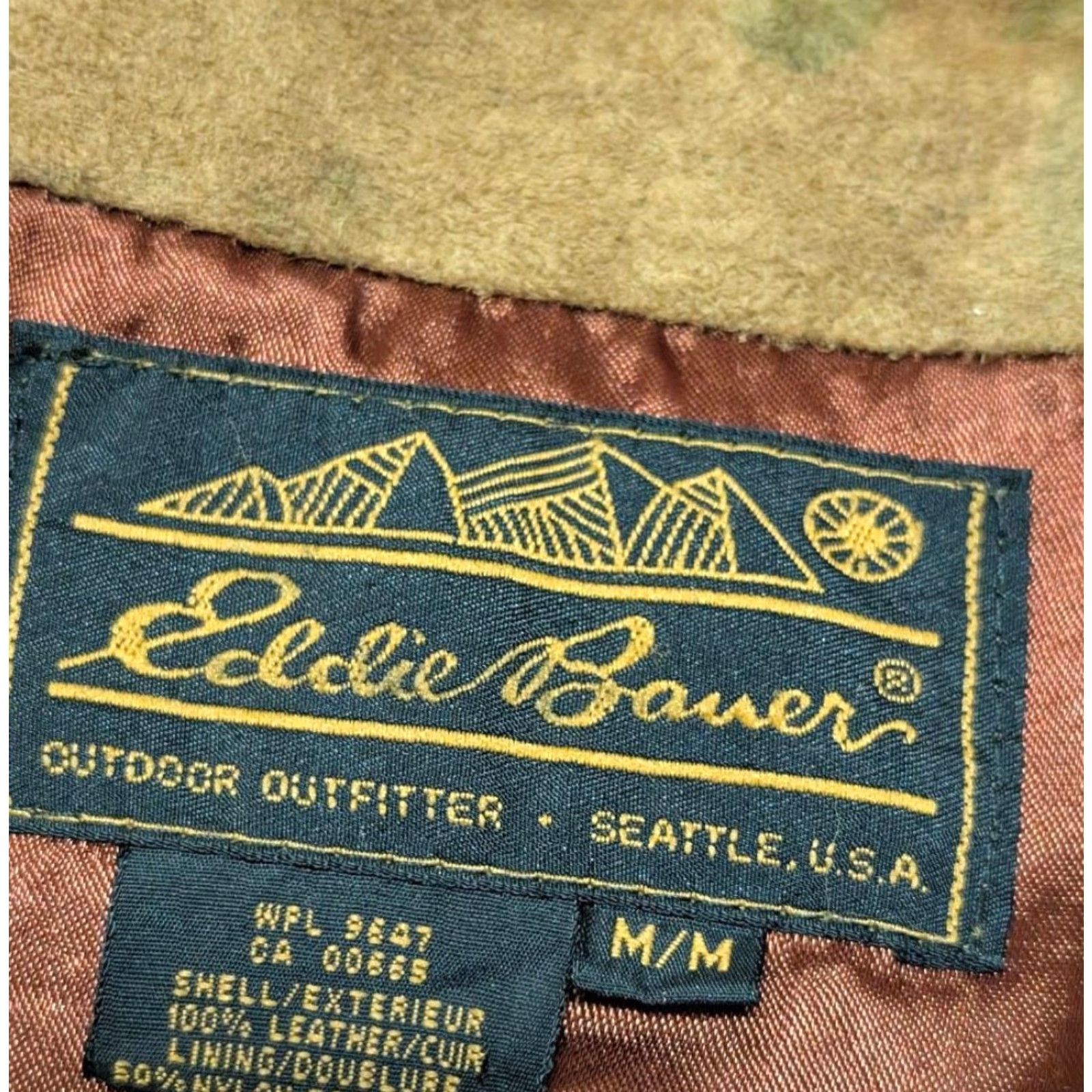 Eddie Bauer VINTAGE Eddie Bauer leather vest M brown suede SPORTSMAN duck hunting UTILITY Mens Vest 42-44 brown suede leather duck hunting vintage 1940s? Size US M / EU 48-50 / 2 - 5 Thumbnail