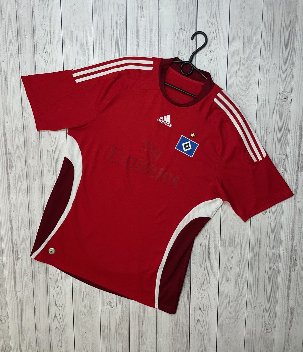 Other × Vintage Vintage Hamburg soccer jersey rare red away size XL Size US XL / EU 56 / 4 - 1 Thumbnail