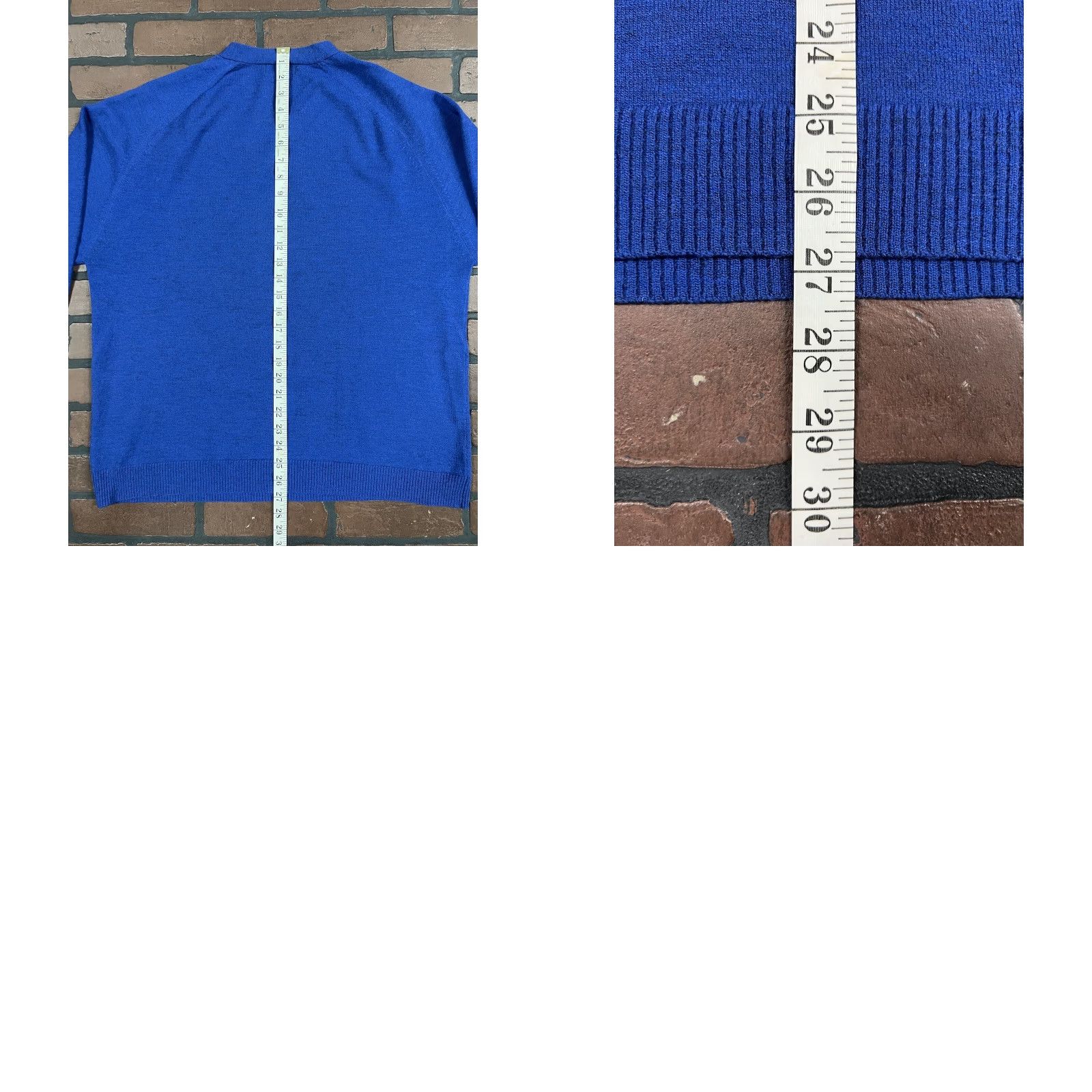 Banana Republic VINTAGE Banana Republic Pullover Sweater Men’s XL Blue 80% Wool 20% Poly Hong Kong VTG Size US XL / EU 56 / 4 - 8 Thumbnail