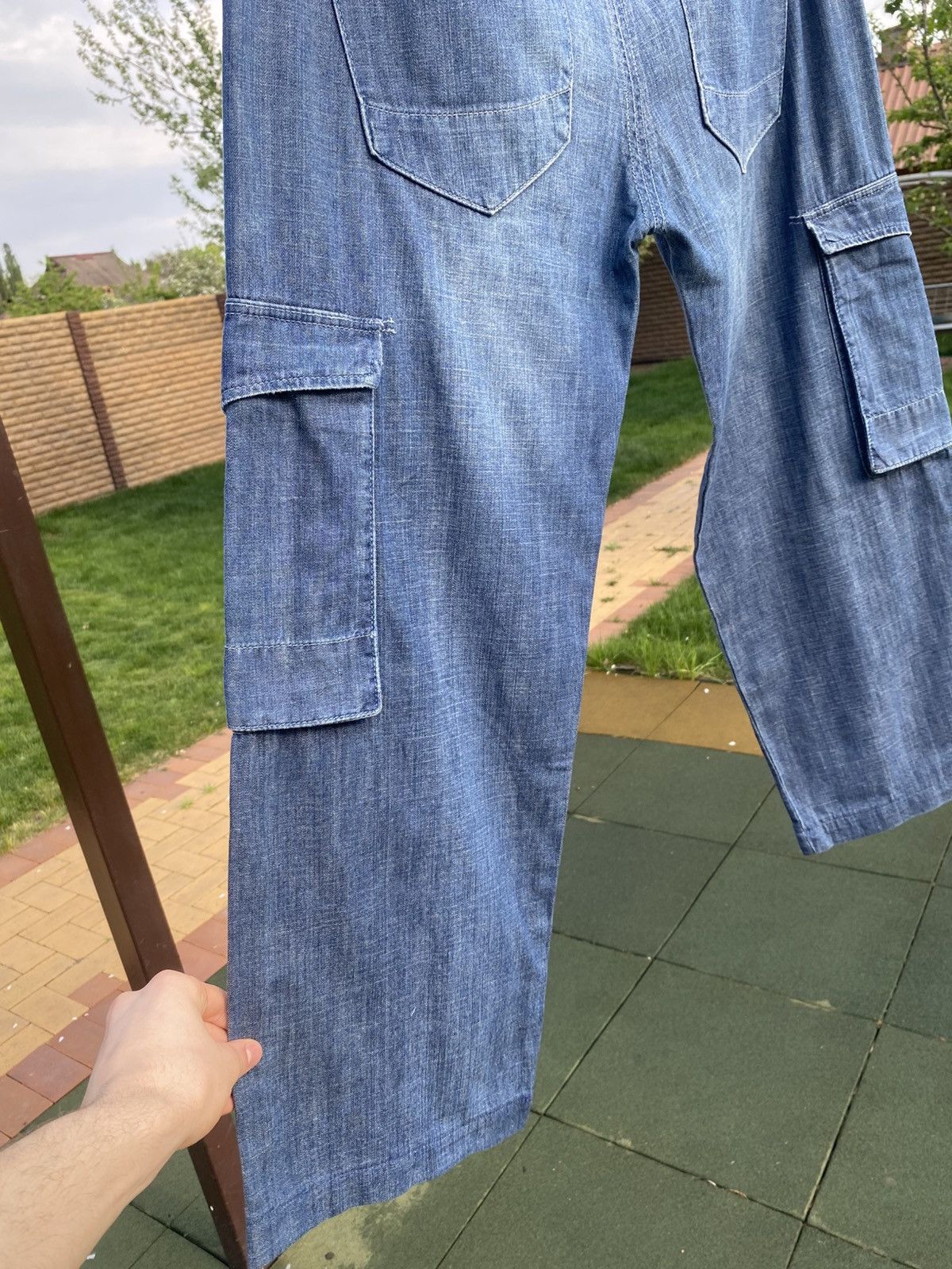 Levi's × Vintage Levi’s 617 Vintage Cargo Jeans, Y2K Levi’s Utility Denim, Size US 34 / EU 50 - 7 Thumbnail