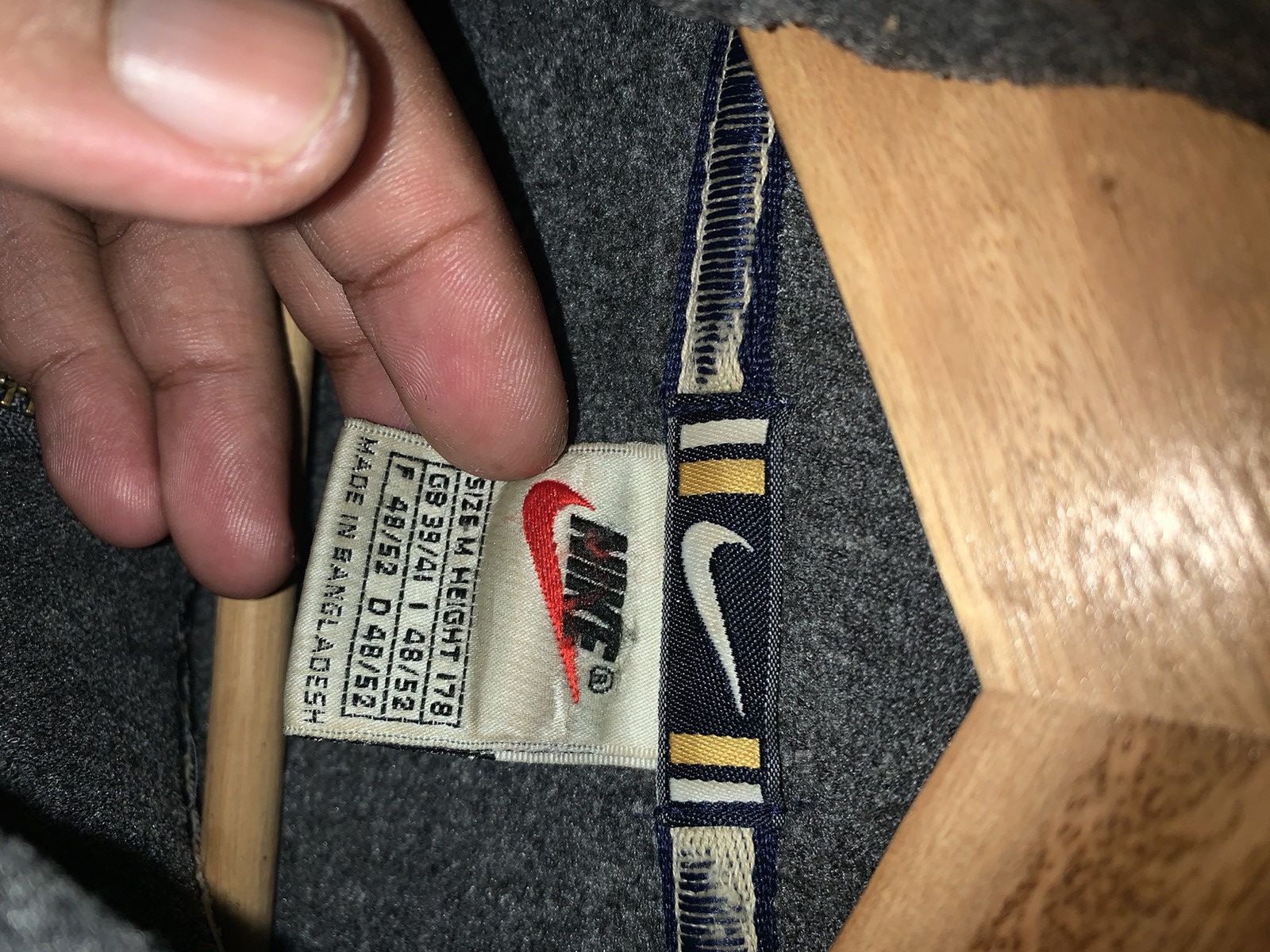 Vintage Vintage Nike fleece jacket Baggy styles 90’s Size US L / EU 52-54 / 3 - 4 Thumbnail