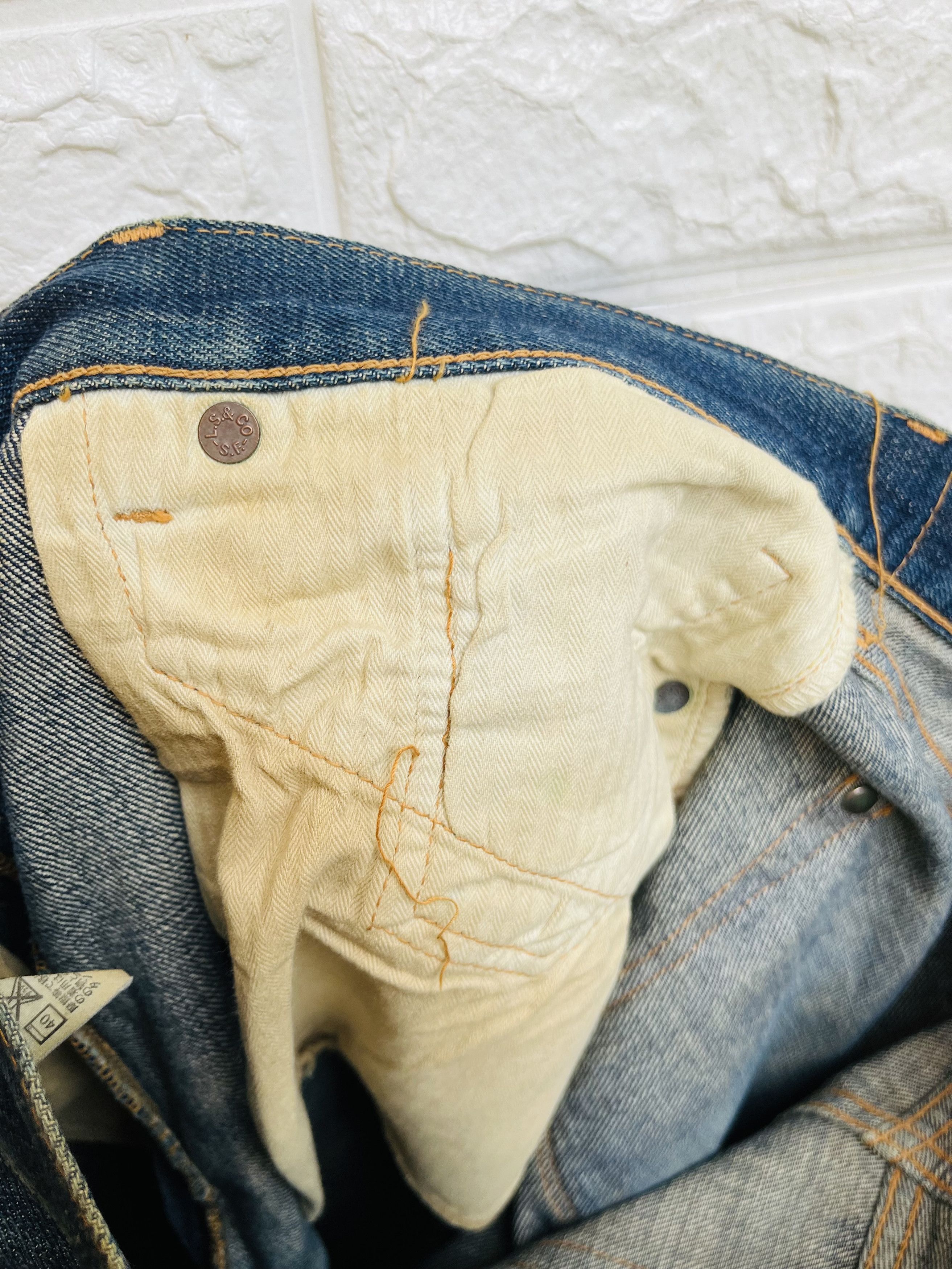 Levi's Vintage Clothing Vintage WW2 Levis True Vintage Reissue Fashion Style Size US 33 - 16 Thumbnail