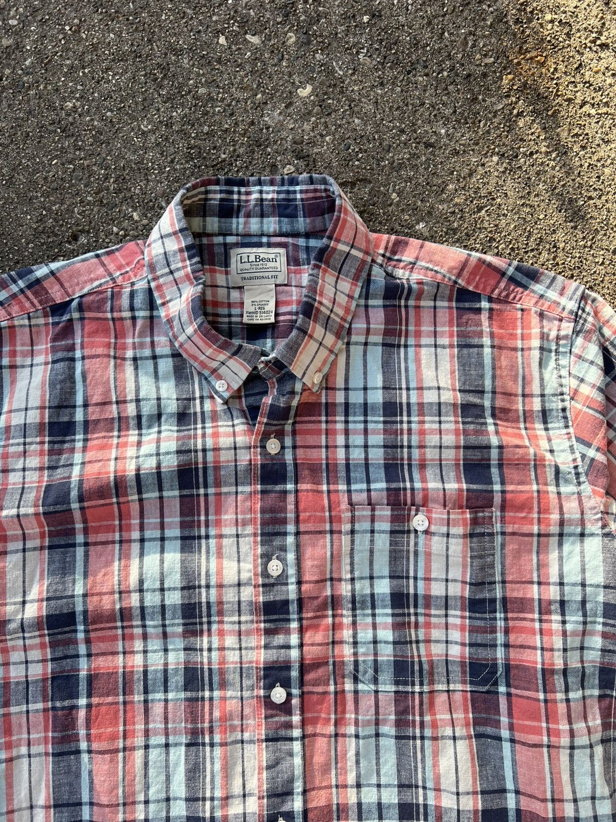 L.L. Bean × Vintage Vintage LL Bean Plaid S/S Button Down Shirt Regular size L Size US L / EU 52-54 / 3 - 2 Thumbnail
