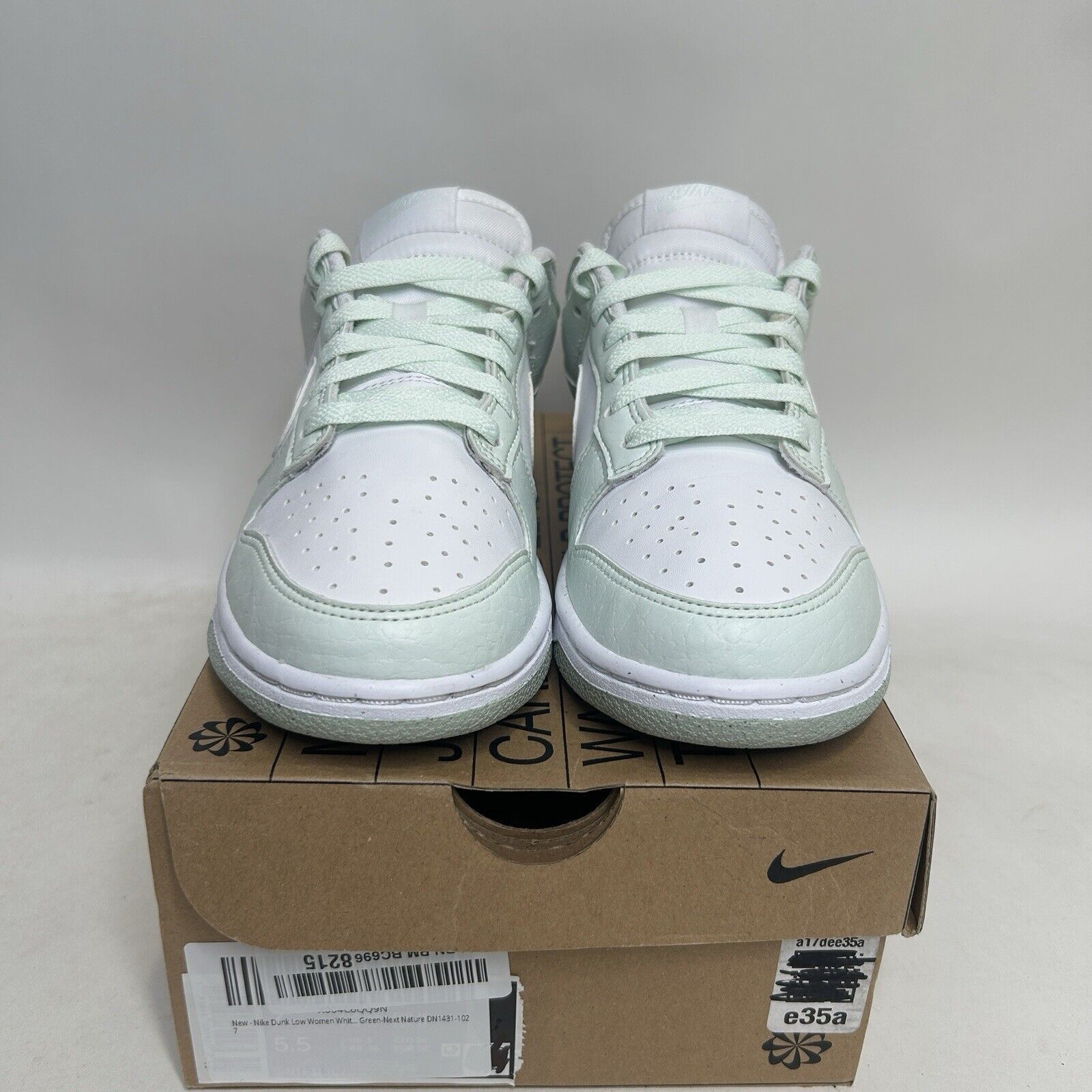 Nike Nike Dunk Low Next Nature WMNS “White Barely Green” 2024 Size US 7.5 / IT 37.5 - 2 Thumbnail