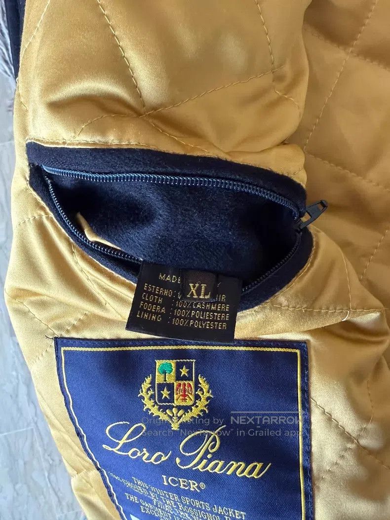 Loro Piana Loro Piana Dark blue cashmere thick coat Size US XL / EU 56 / 4 - 4 Thumbnail