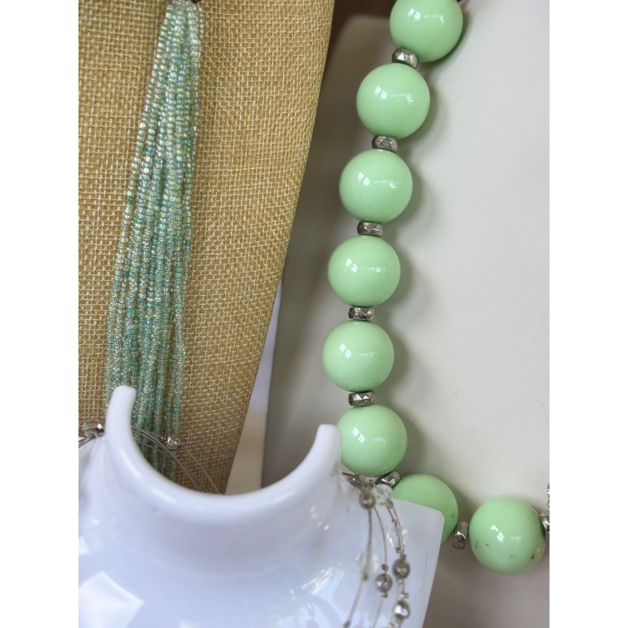 Other Spring/Summer PastelColorful Beaded & Gemstone Statement Ne Size ONE SIZE - 19 Thumbnail