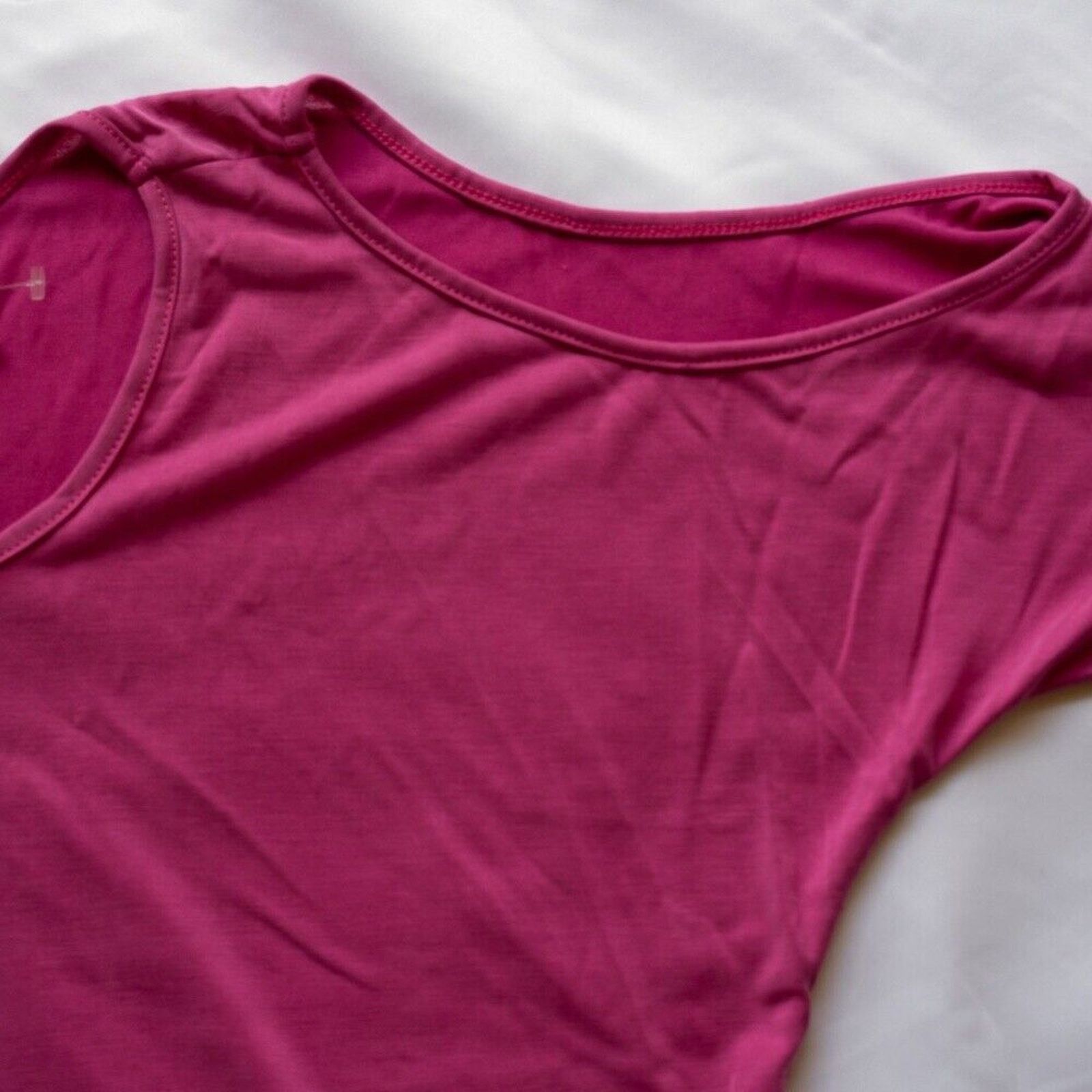 Other NWT Neiman Marcus Pink Cold Shoulder Scoop Neck Top Casual Size S / US 4 / IT 40 - 6 Thumbnail