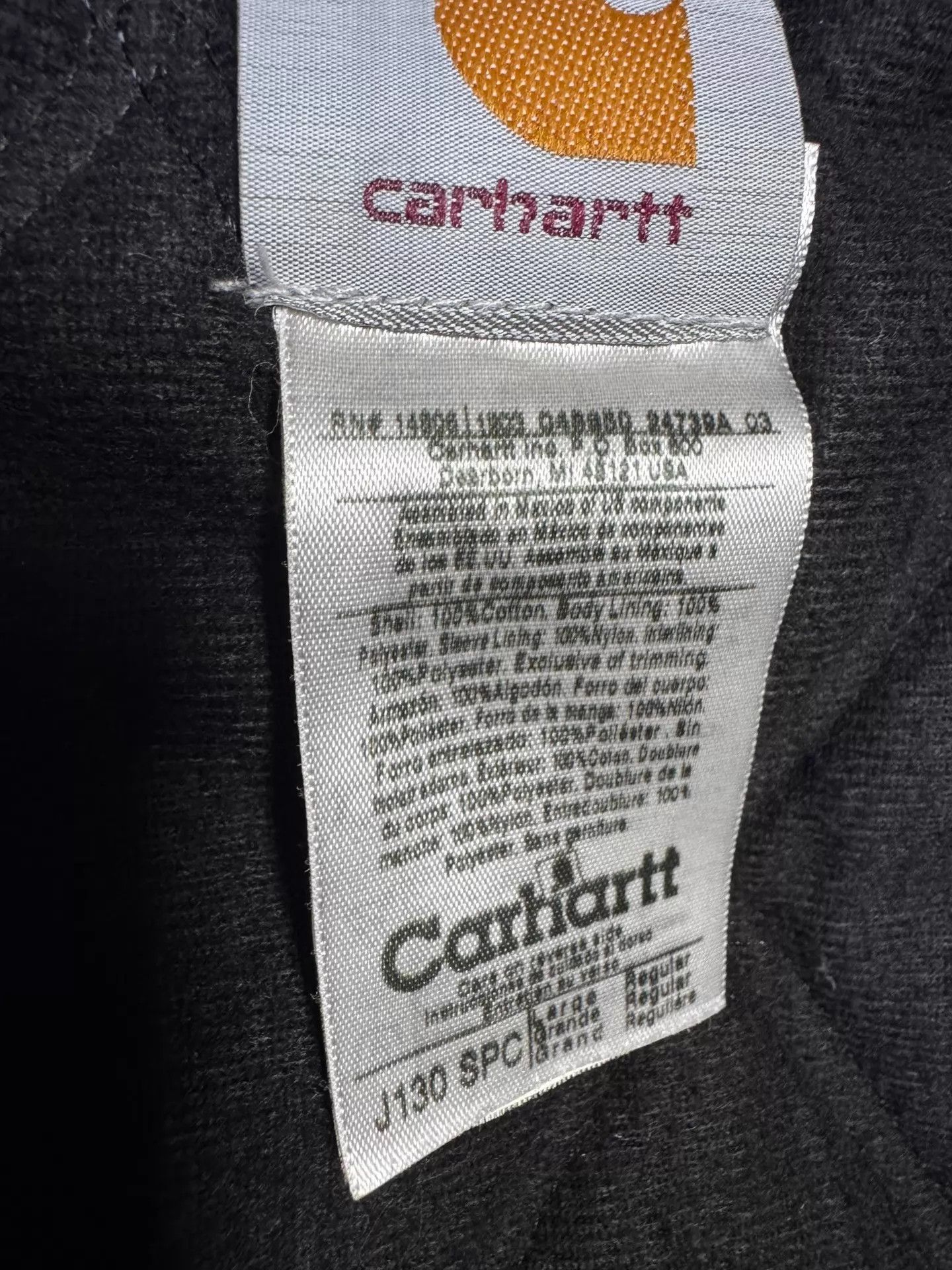 Carhartt Carhartt Vintage 03 J130 Spruce Green L Hooded Work Jacket Size US L / EU 52-54 / 3 - 9 Thumbnail
