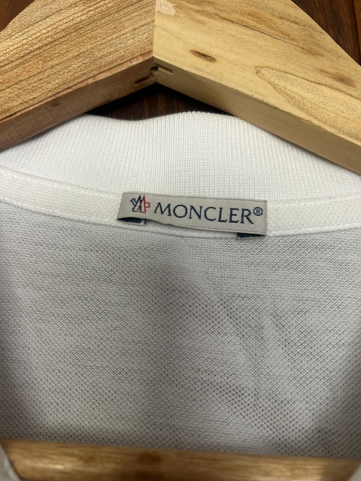 Moncler Moncler Monogram Polo Corta T Shirt Multilogo Size US M / EU 48-50 / 2 - 3 Thumbnail