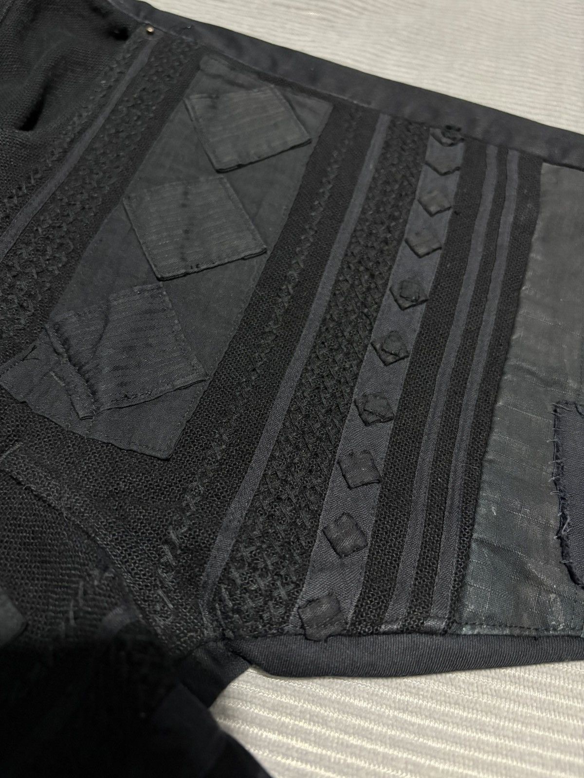 Undercover Undercover Scab Crust Jeans Black Patchwork Denim arts craft Size US 31 - 6 Thumbnail