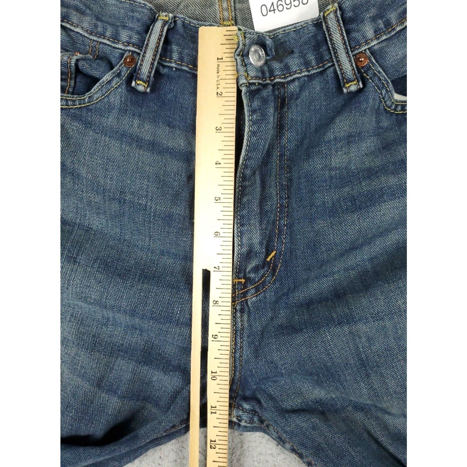 Levi's Levis 514 Jeans Mens Straight Leg Blue Denim Pants 36x32 Size US 36 / EU 52 - 3 Thumbnail