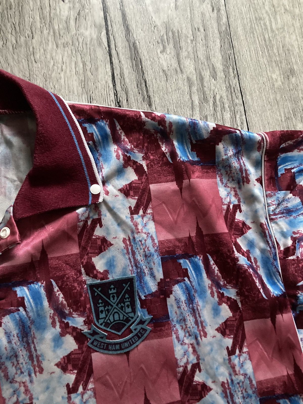 Other Vintage 91/92 bukta west ham united soccer football Jersey Size US XL / EU 56 / 4 - 9 Thumbnail