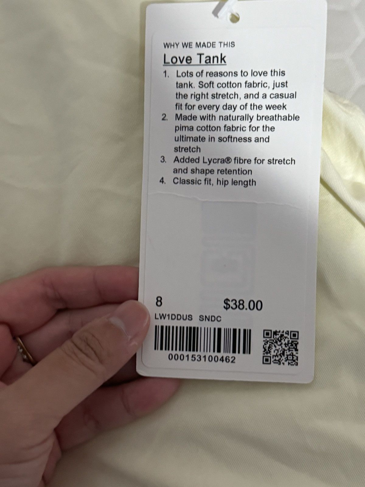 Lululemon NEW Lululemon Love Tank Size M / US 6-8 / IT 42-44 - 4 Thumbnail