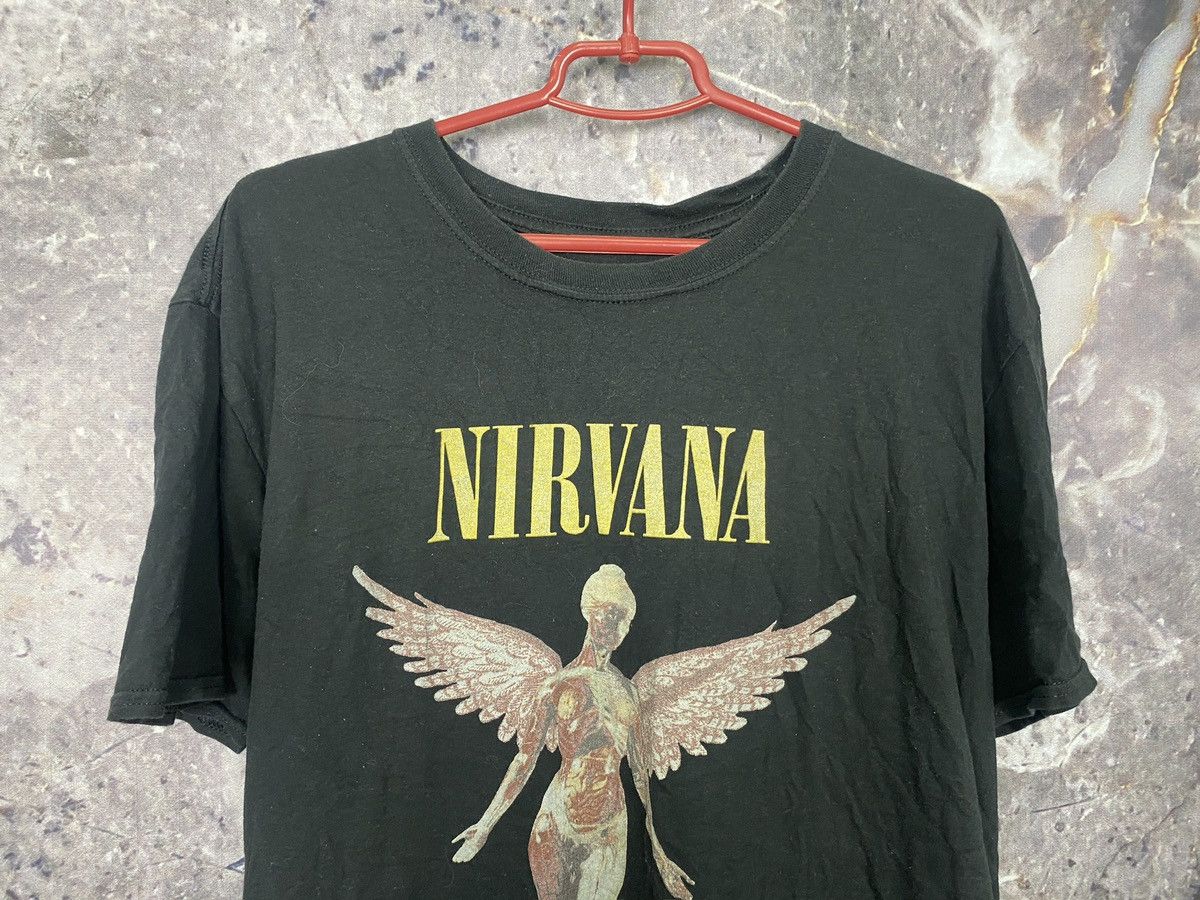 Nirvana × Vintage Men’s Nirvana In Utero T-Shirt Music Vintage Size Medium Size US M / EU 48-50 / 2 - 2 Thumbnail