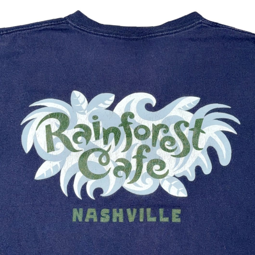Vintage VINTAGE Rainforest Cafe Shirt XL Blue Cotton USA 90s Mens T-Shirt Size US XL / EU 56 / 4 - 5 Thumbnail