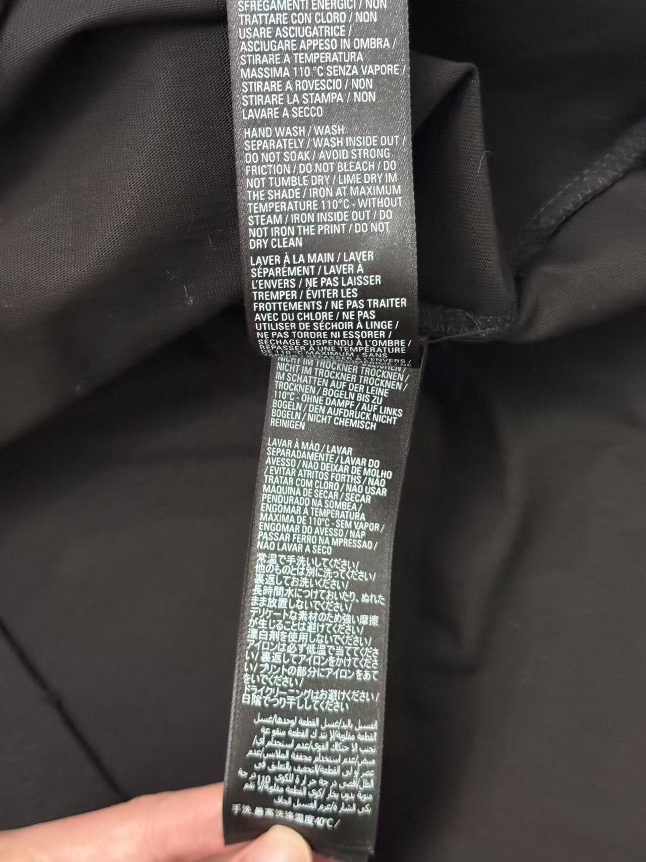 Balenciaga balenciaga black cotton short sleeve t-shirt Size US S / EU 44-46 / 1 - 6 Thumbnail