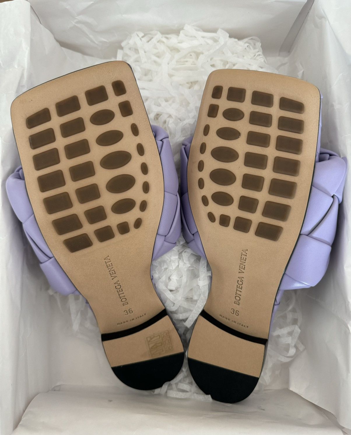 Bottega Venetta Intrecciato Lido Flat Sandals
