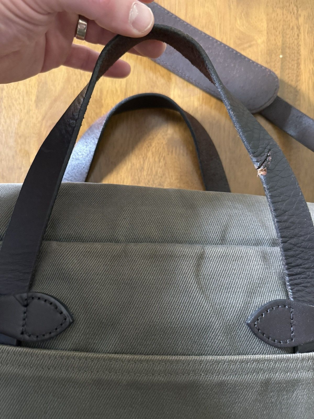 Filson Filson 256 Original Briefcase Otter Green USA Size ONE SIZE - 7 Thumbnail