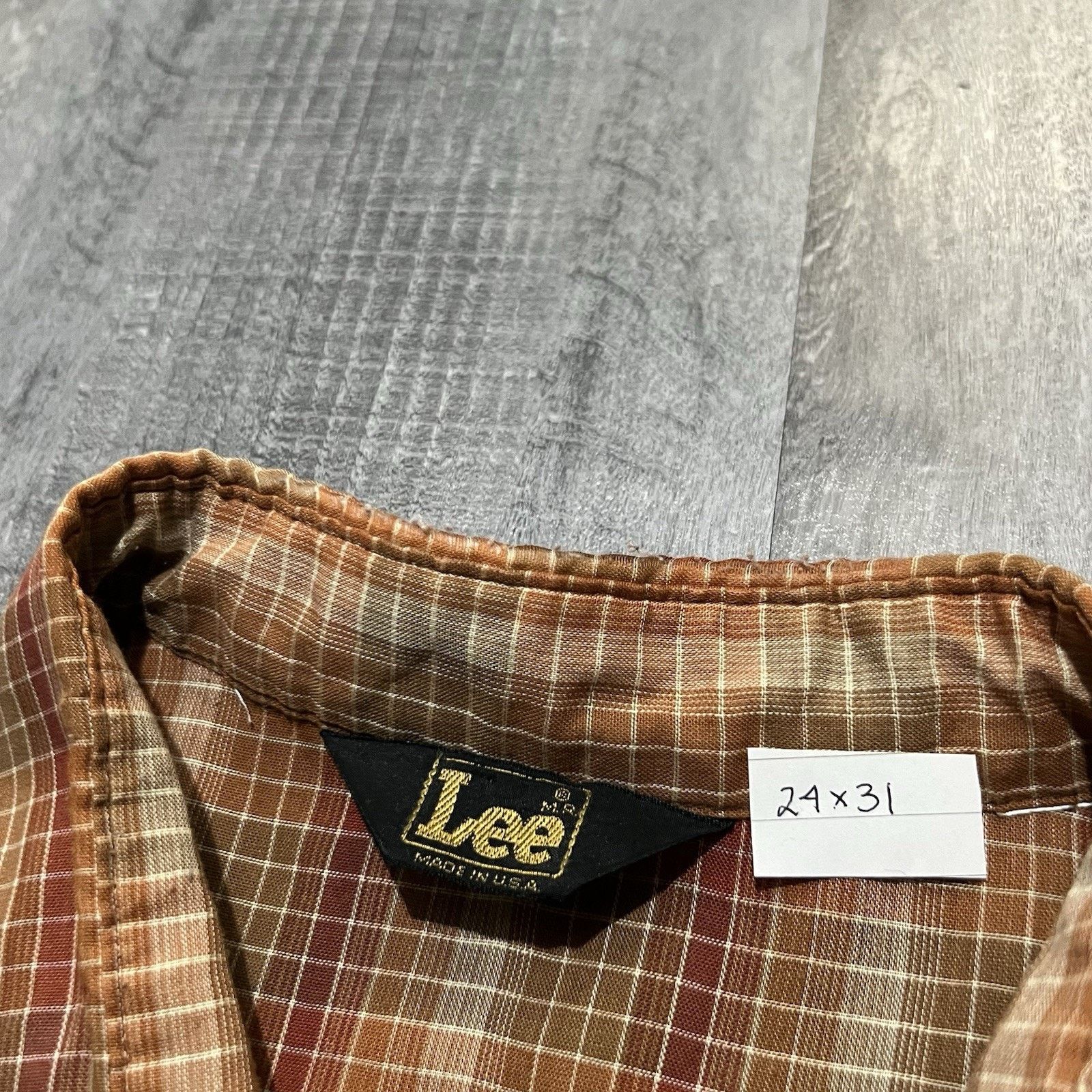 Lee 1970s Lee MR Western Pearl Snap Polyester Long Sleeve Shirt Size US L / EU 52-54 / 3 - 5 Thumbnail