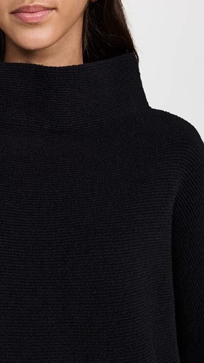 Free People Free People Ottoman Slouchy Sweater Tunic Black ( S ) Size S / US 4 / IT 40 - 5 Thumbnail