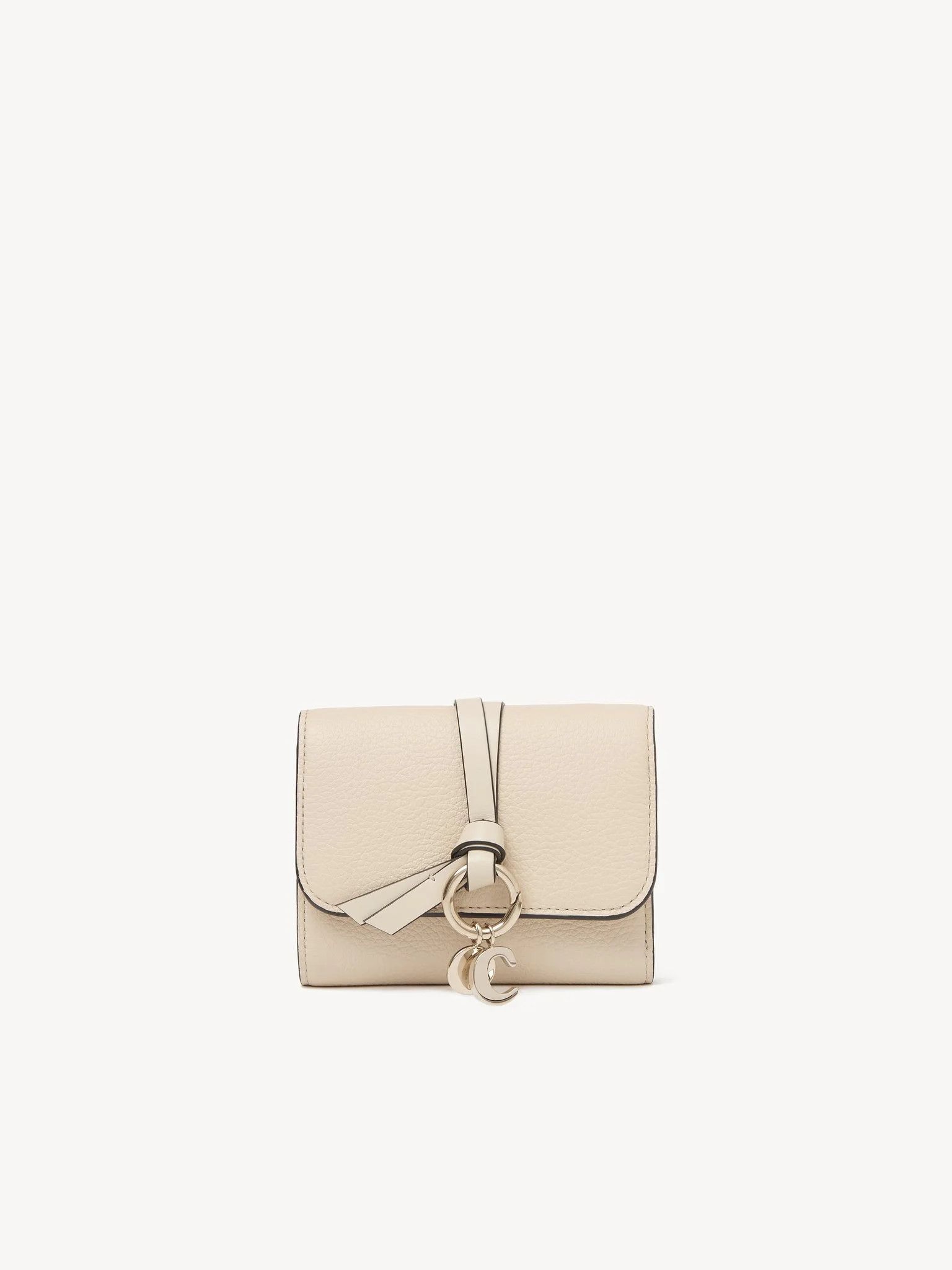 Chloe o1loc1c10226 Size: OS / Alphabet Small Wallet in Sweet Beige Size ONE SIZE - 1 Thumbnail