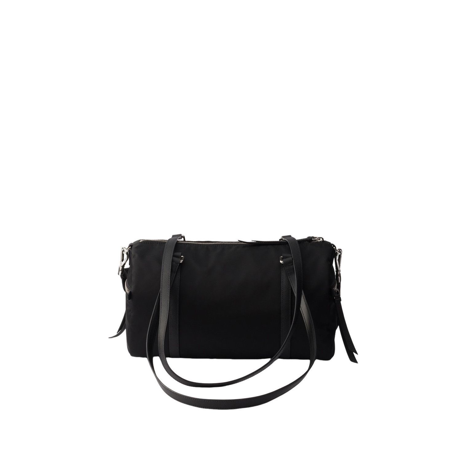 Prada PRADA $2500 Black Large Re-Nylon and Saffiano leather duffel Size ONE SIZE - 3 Thumbnail