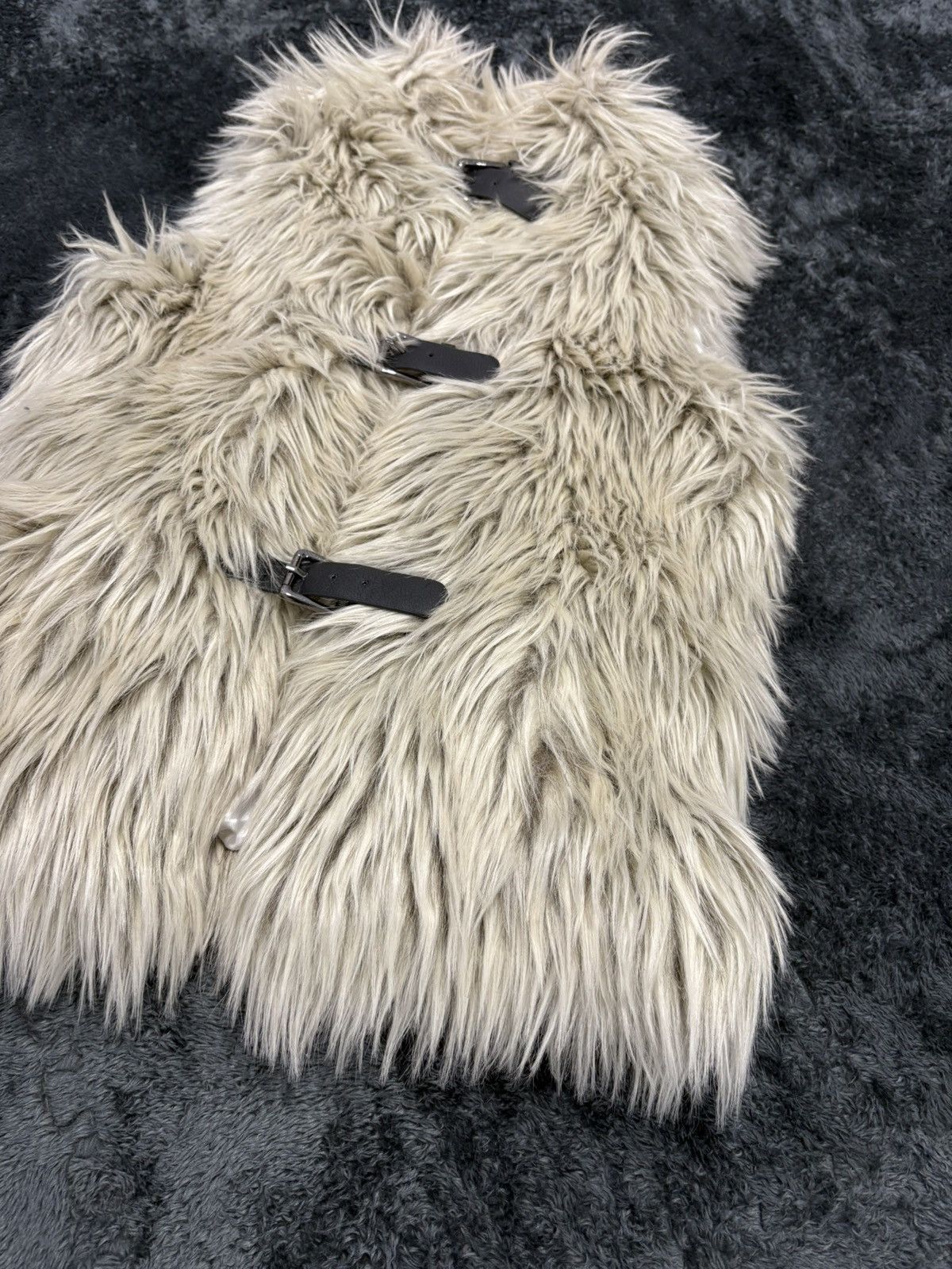 Hysteric Glamour 00s Y2K If Six Was Nine Type Full Faux Fur Buckle Size L / US 10 / IT 46 - 3 Thumbnail