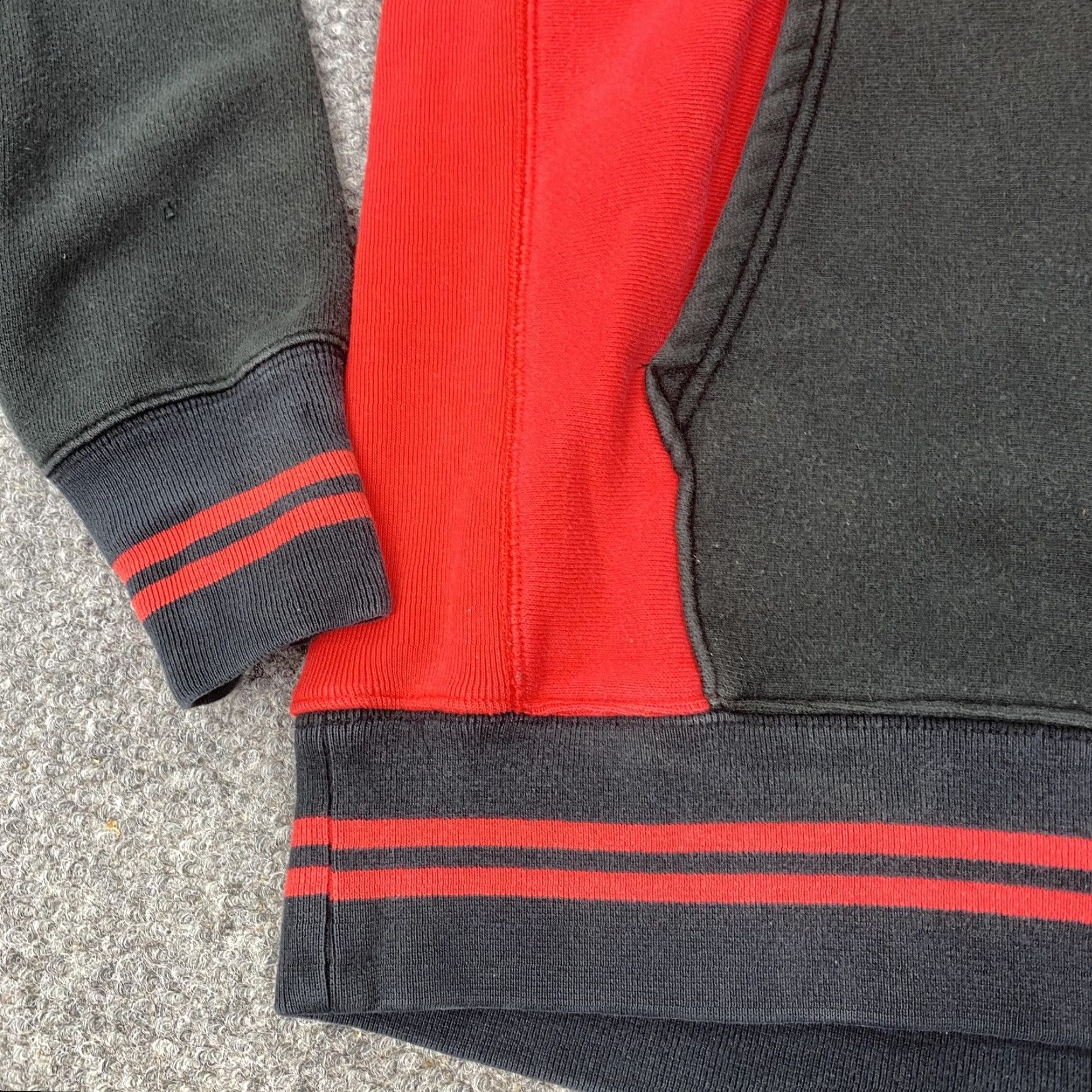 Champion VINTAGE Champion Hoodie Mens M Red Reverse Weave Embroidered Script Pullover - Graphic Print, Hooded, Pockets, Fleece, All Seasons - Mens Size US M / EU 48-50 / 2 - 3 Thumbnail